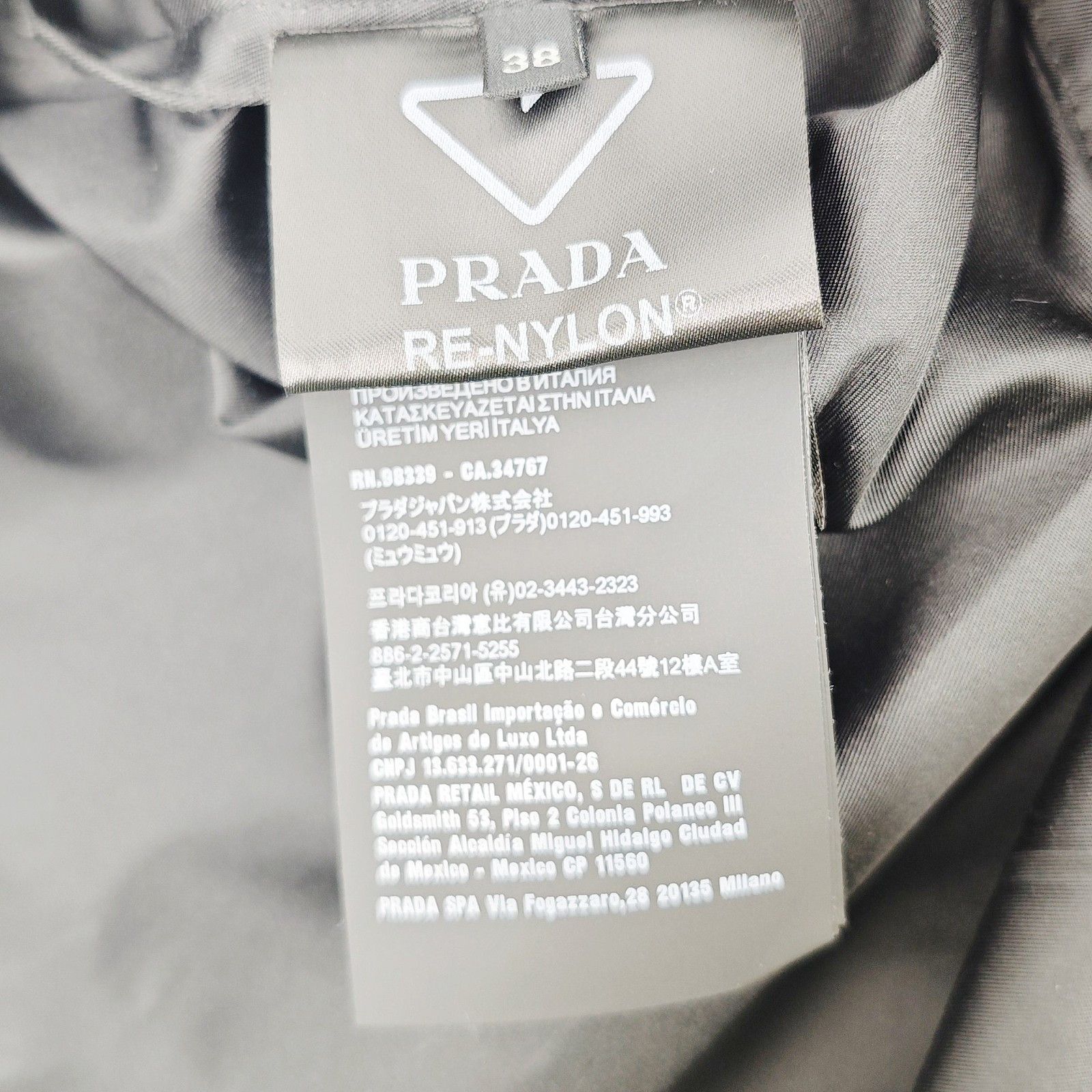 Prada Prada Re-Nylon Triangle Logo Mini Dress 38 Size XS / US 0-2 / IT 36-38 - 4 Thumbnail