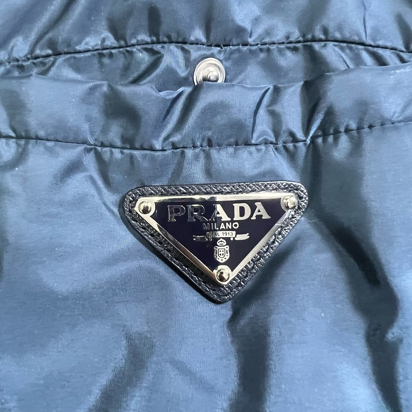 Prada PRADA Reversible Leather Nylon Jacket Size 52 Size US L / EU 52-54 / 3 - 7 Thumbnail