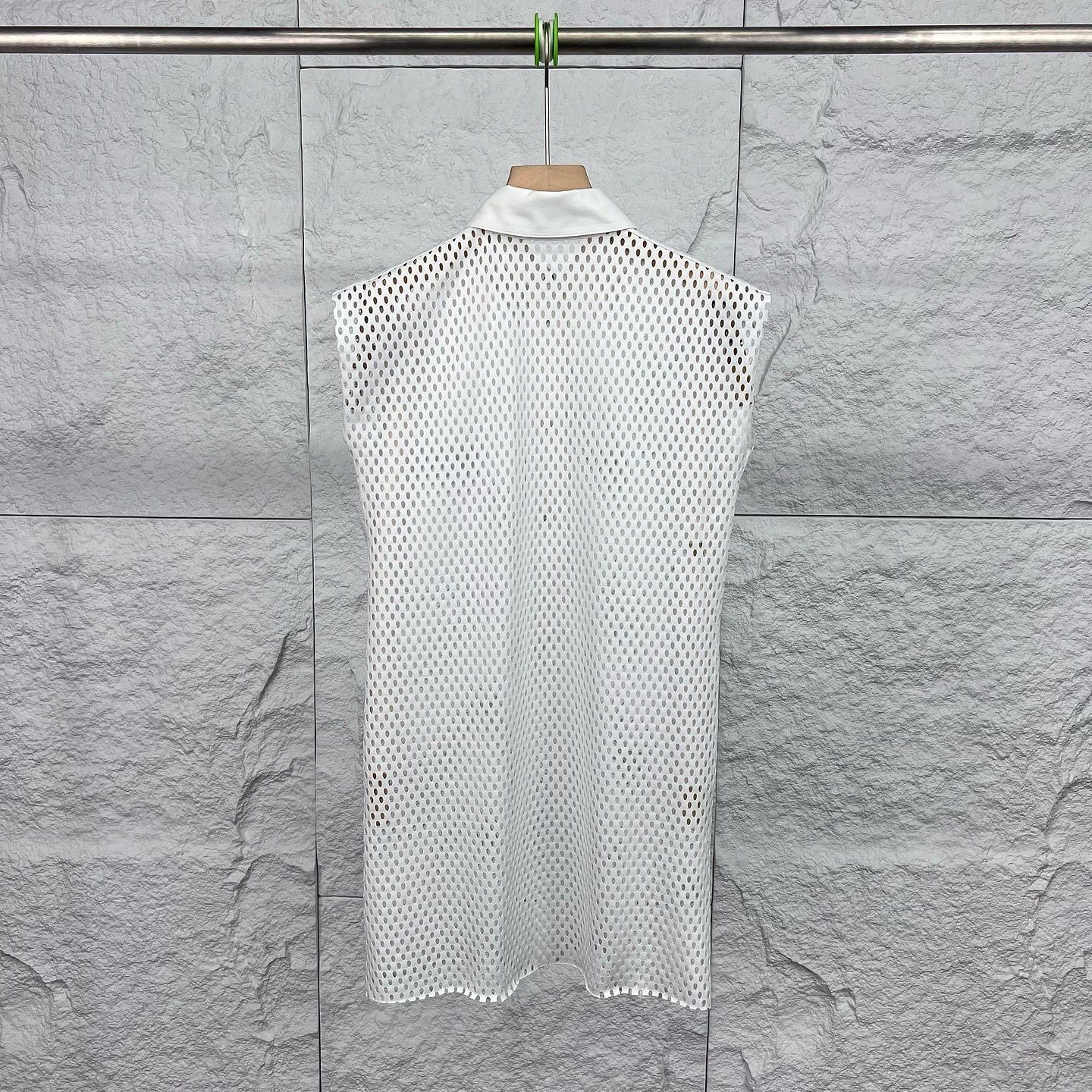 Prada Prada Mesh Sleeveless Button Up Shirt Size S Size S / US 4 / IT 40 - 2 Thumbnail