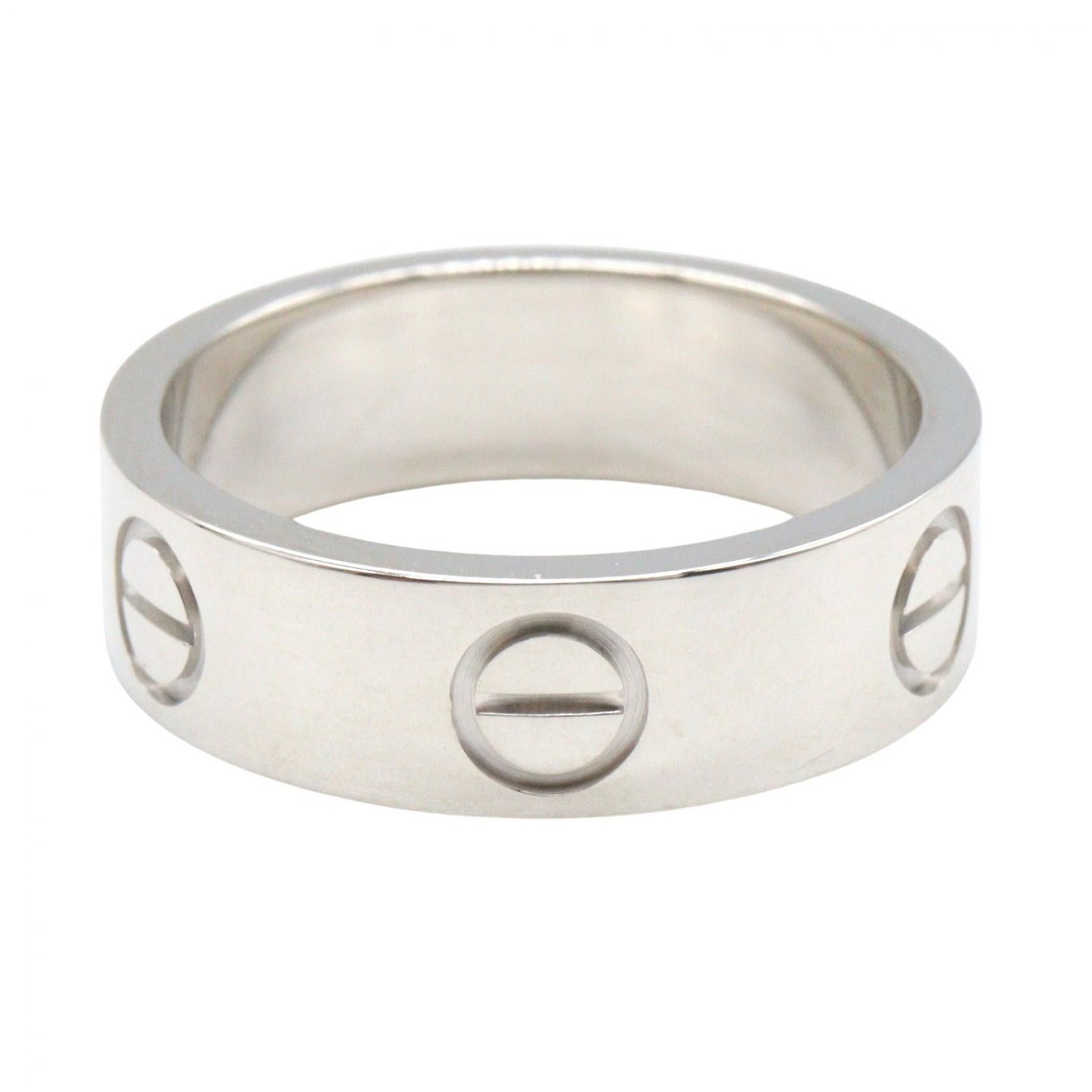 Cartier Cartier Cartier Love Au750 White Gold Ring Size 9 Precious Metal Ring DUTY FREE for USA Size ONE SIZE - 2 Thumbnail