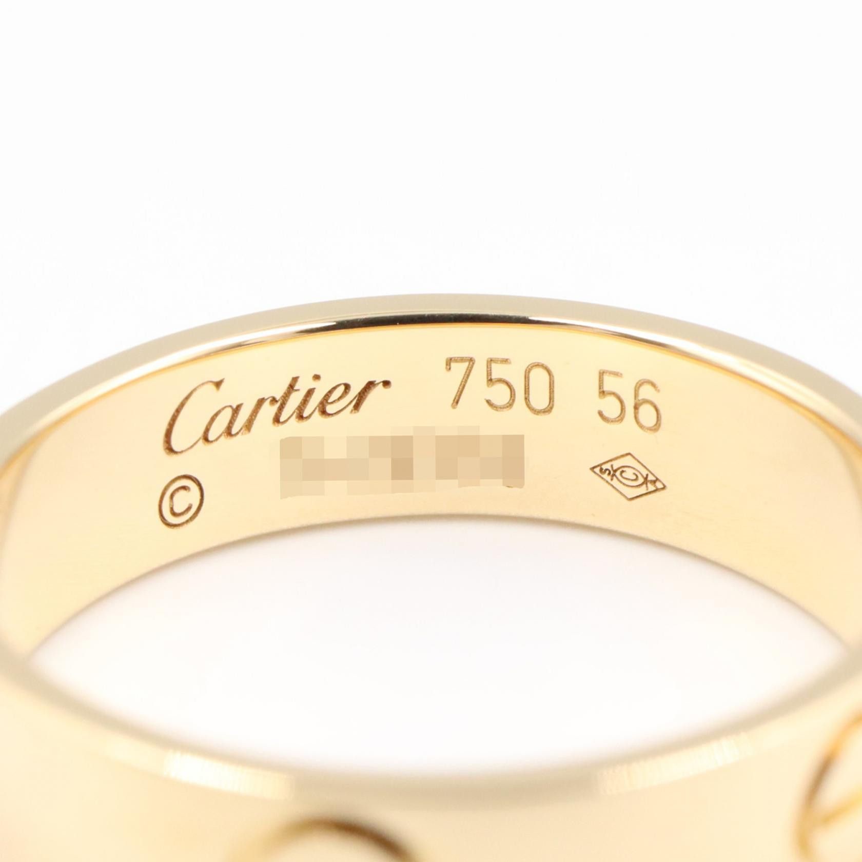 Cartier Cartier Cartier Love Au750 Ring Size 15 Precious Metal Ring DUTY FREE for USA Size ONE SIZE - 3 Thumbnail