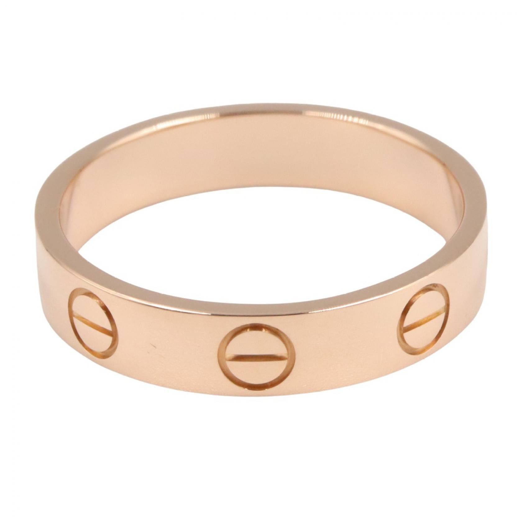 Cartier Cartier Cartier Mini Love Au750 Ring Size 49 Precious Metal Ring DUTY FREE for USA Size ONE SIZE - 2 Thumbnail