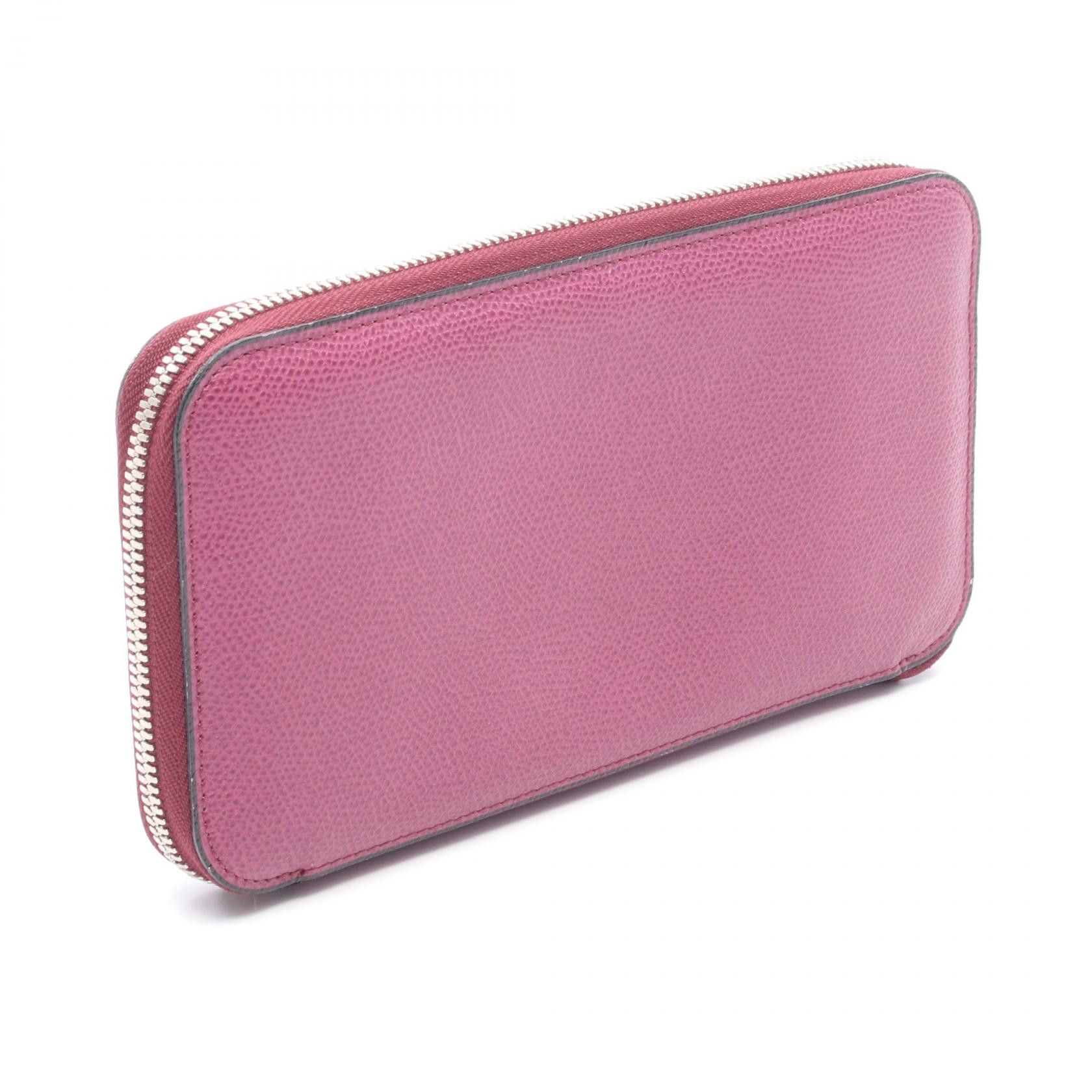 Valextra Valextra Valextra Calfskin Long Zip Wallet Leather Long Wallet DUTY FREE for USA Size ONE SIZE - 2 Thumbnail