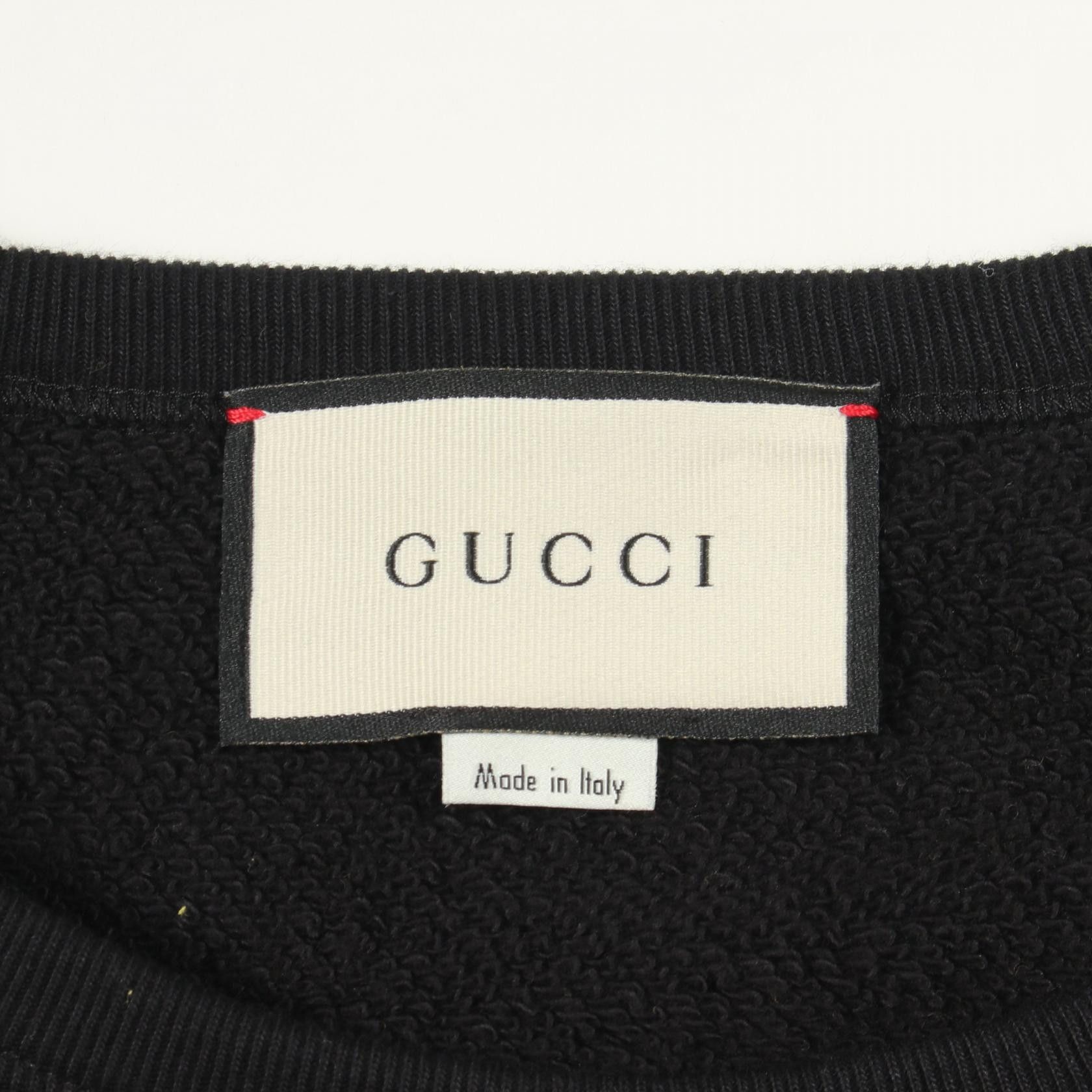 Gucci Gucci GUCCI GG Logo Patch Cotton Sweatshirt Textile Sweatshirts & Hoodies DUTY FREE for USA Size ONE SIZE - 3 Thumbnail