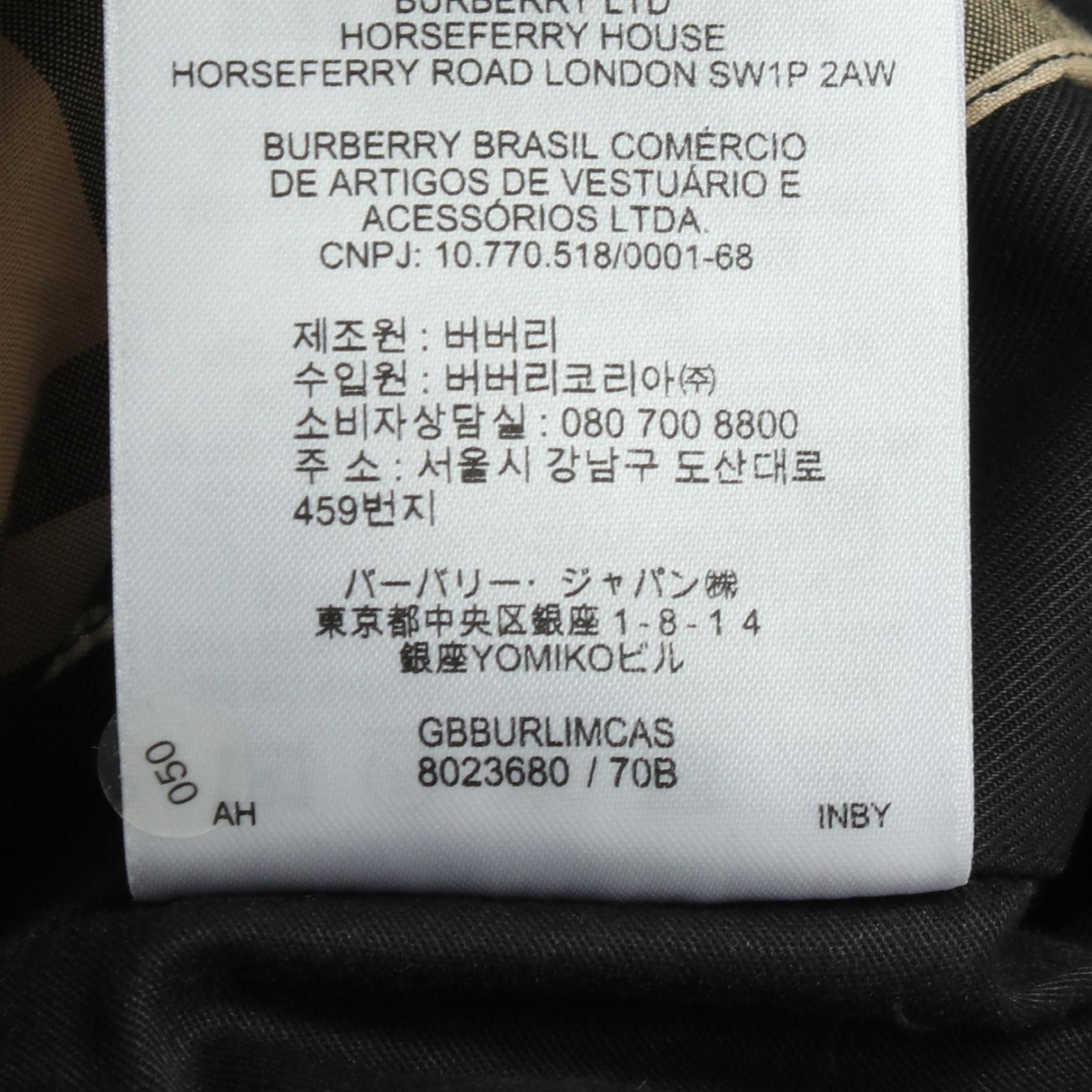 Burberry Burberry Burberry Cotton Coat Textile Outerwear DUTY FREE for USA Size ONE SIZE - 4 Thumbnail