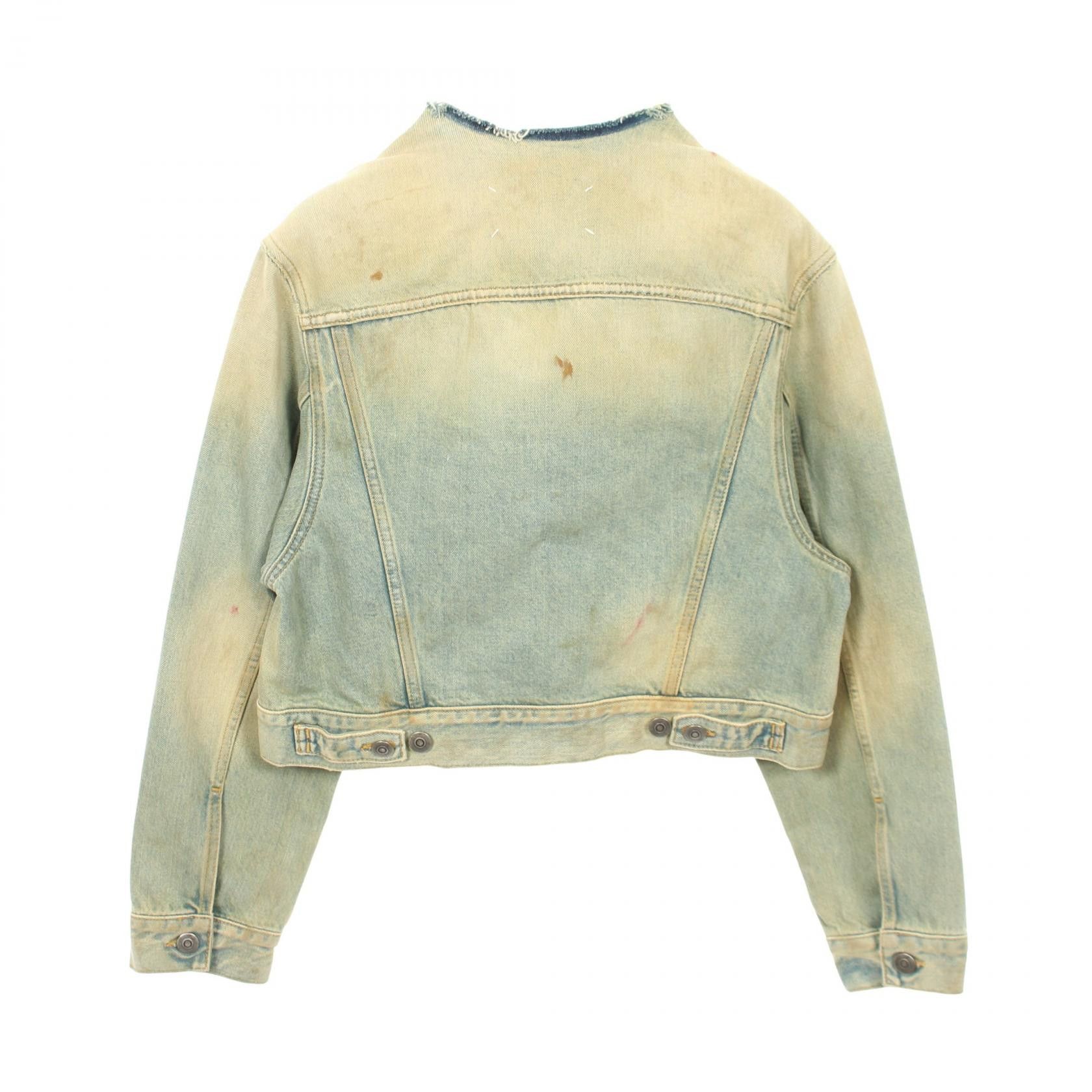 Maison Margiela Maison Margiela Maison Margiela Cotton Denim Jacket Textile Outerwear DUTY FREE for USA Size ONE SIZE - 2 Thumbnail