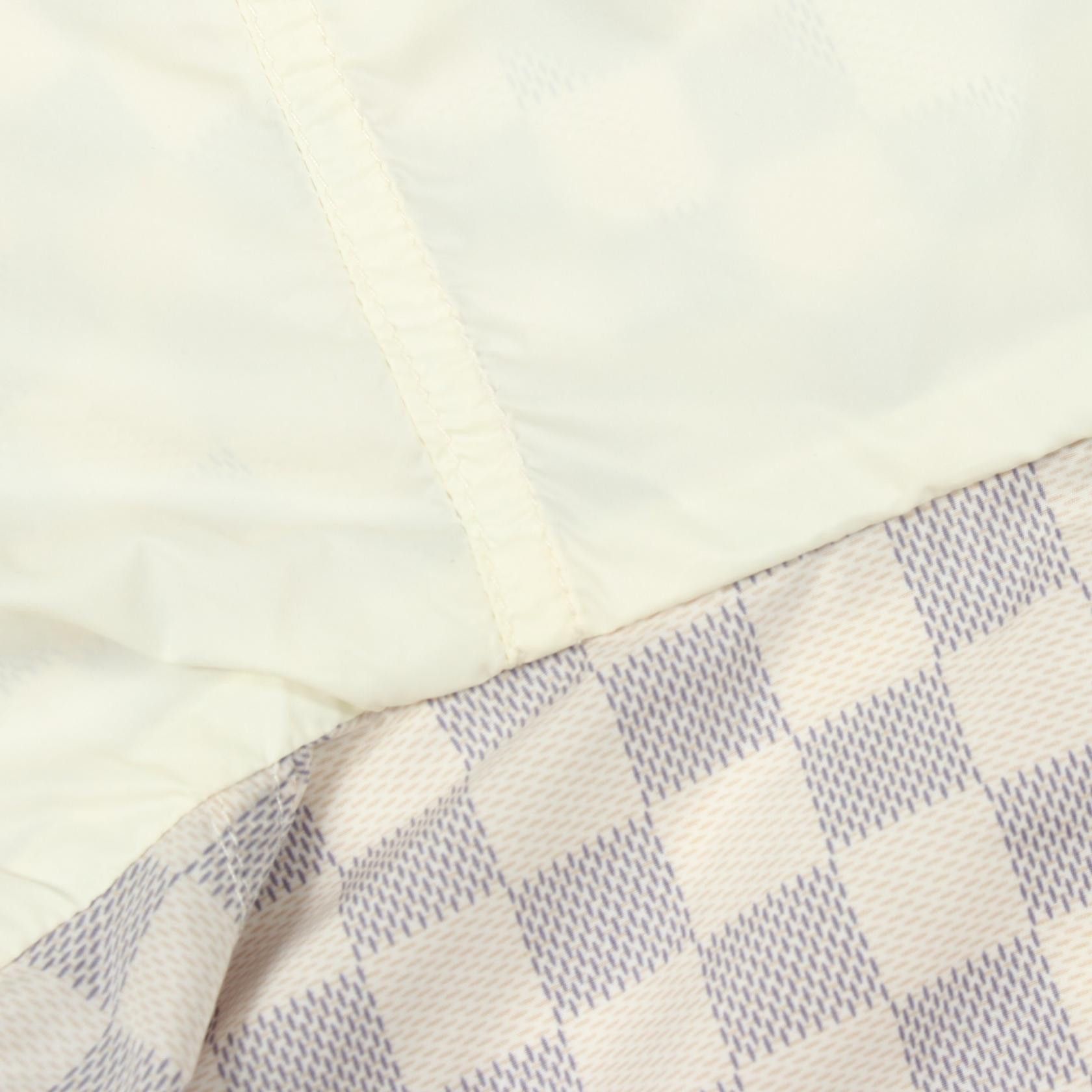 Louis Vuitton Louis Vuitton Louis Vuitton Damier Azur Hooded Jacket Textile Outerwear RW262WW538FVOW16 DUTY FREE for USA Size ONE SIZE - 6 Thumbnail