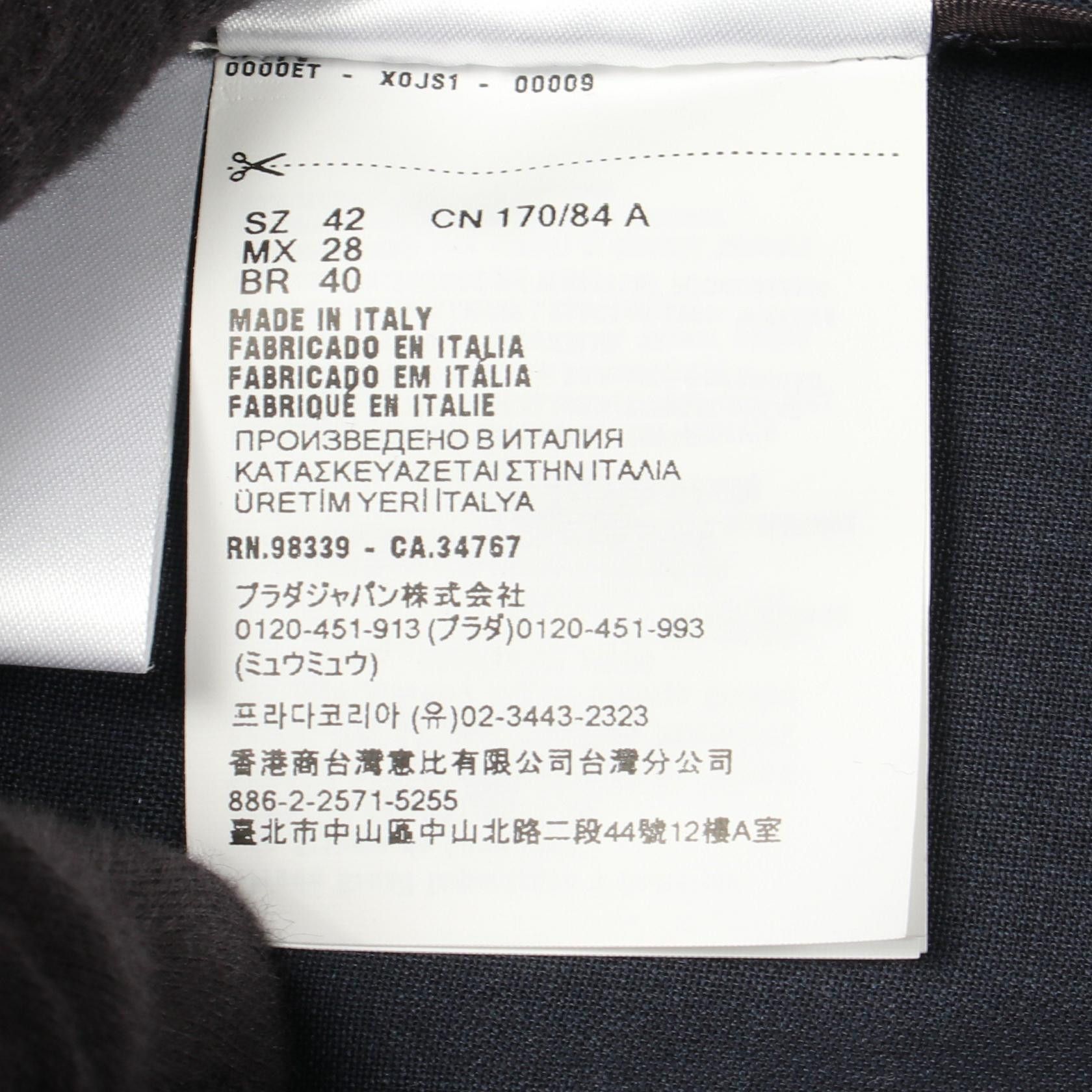 Miu Miu Miu Miu Miu Miu Wool Mohair Jacket Textile Outerwear ML1041 DUTY FREE for USA Size ONE SIZE - 4 Thumbnail