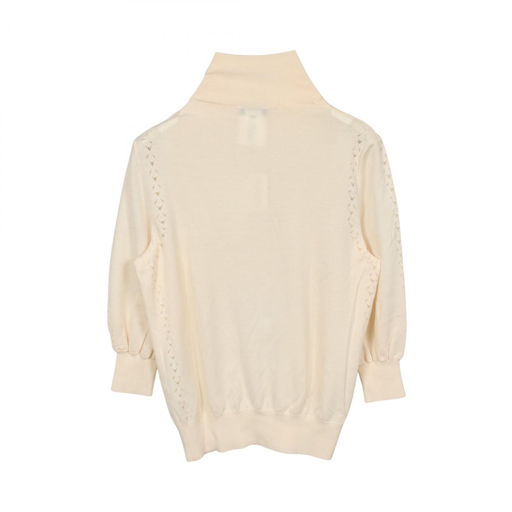 Chanel Chanel Chanel Wool High Neck Knit Textile Tops P62206K47612 DUTY FREE for USA Size ONE SIZE - 2 Thumbnail