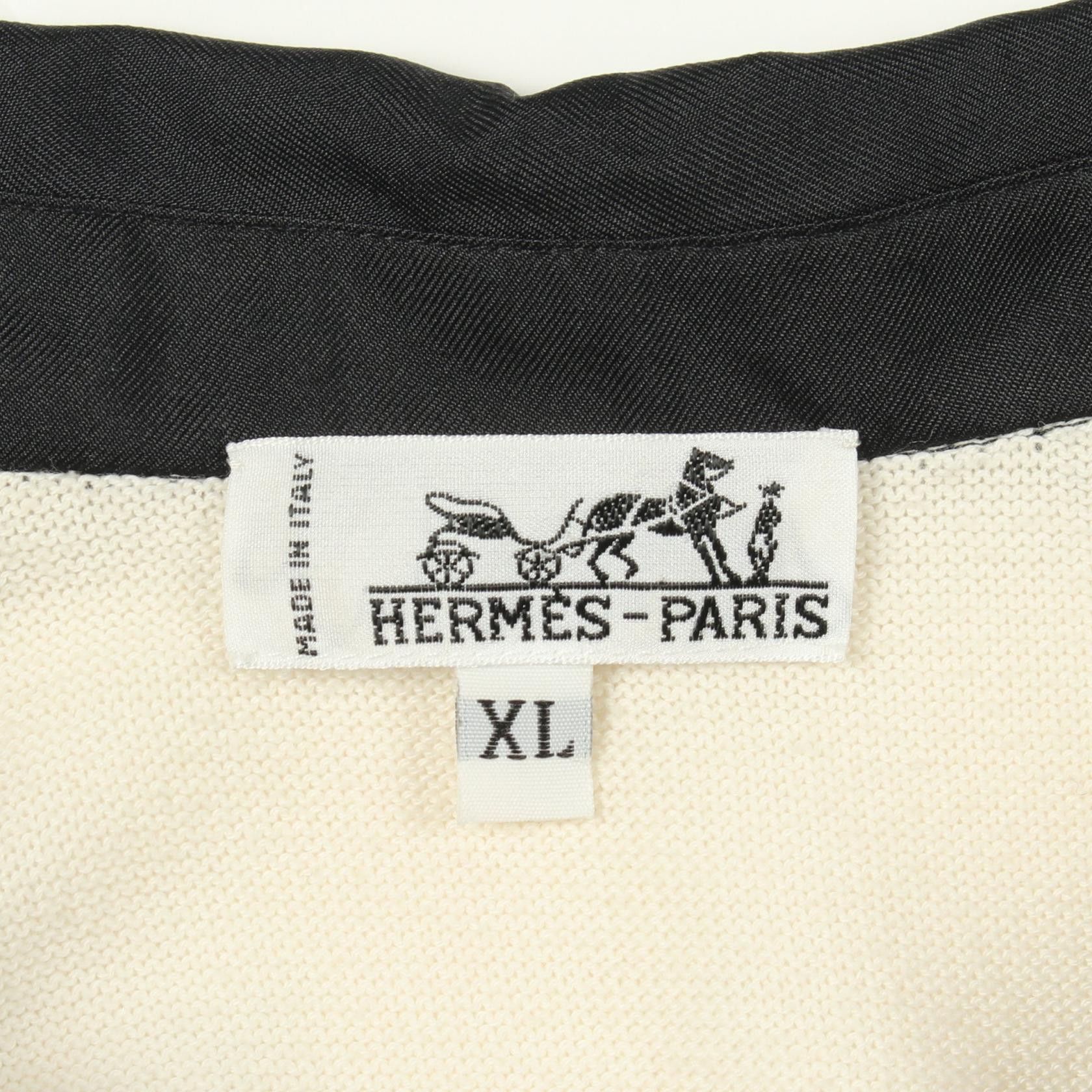 Hermes Hermes Hermes BRIDES de GALA Silk Cotton Polo Shirt XL Textile Tops DUTY FREE for USA Size ONE SIZE - 3 Thumbnail