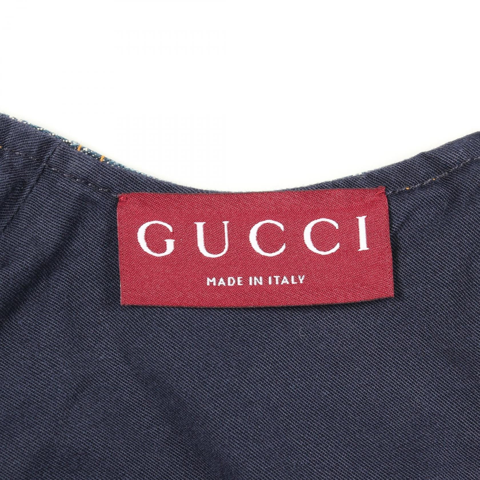 Gucci Gucci Gucci GG Denim Dress Textile Dresses 818219 DUTY FREE for USA Size ONE SIZE - 3 Thumbnail