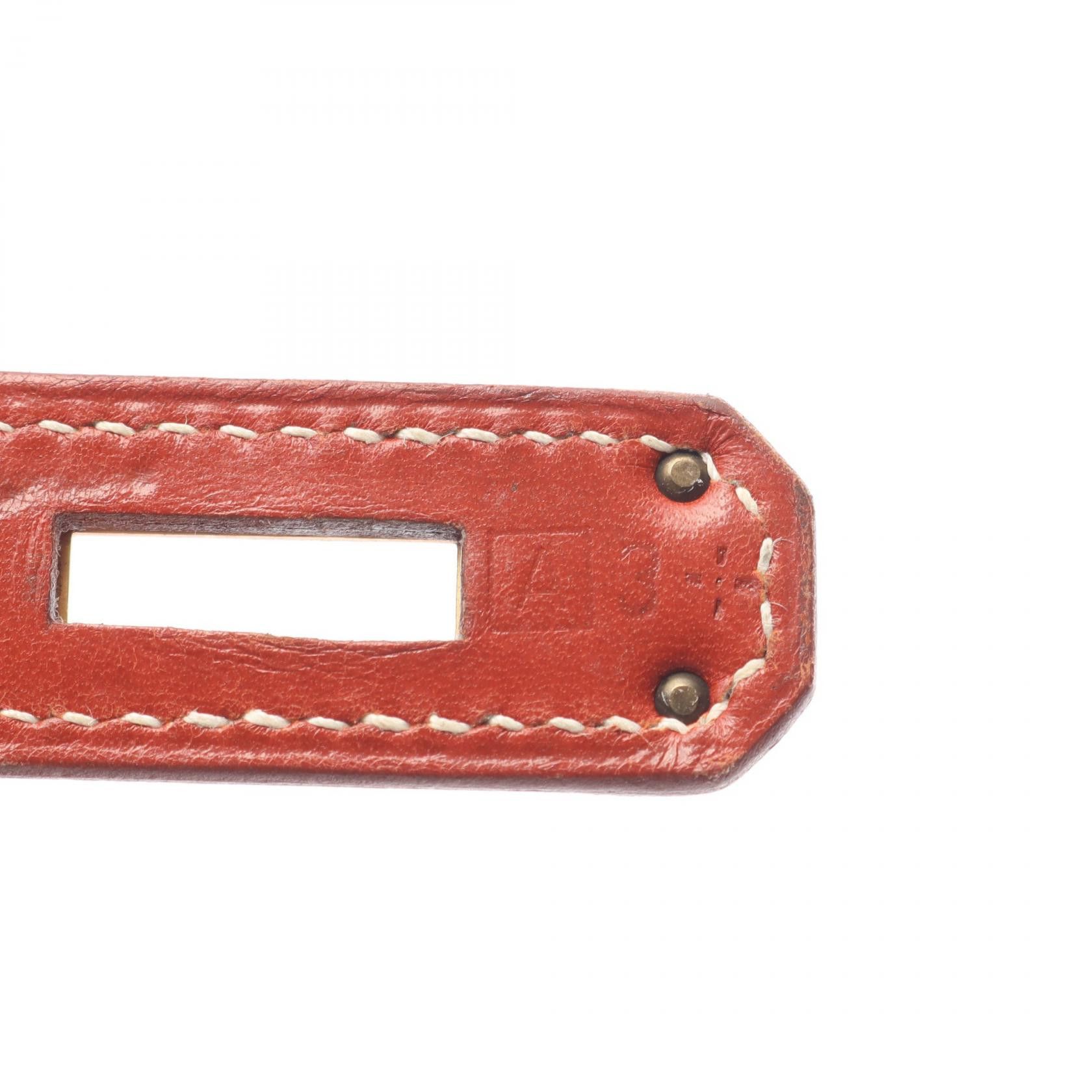 Hermes Hermes Hermes Kelly32 Box Calf Leather Handbag Stamp A (1997) DUTY FREE for USA Size ONE SIZE - 5 Thumbnail