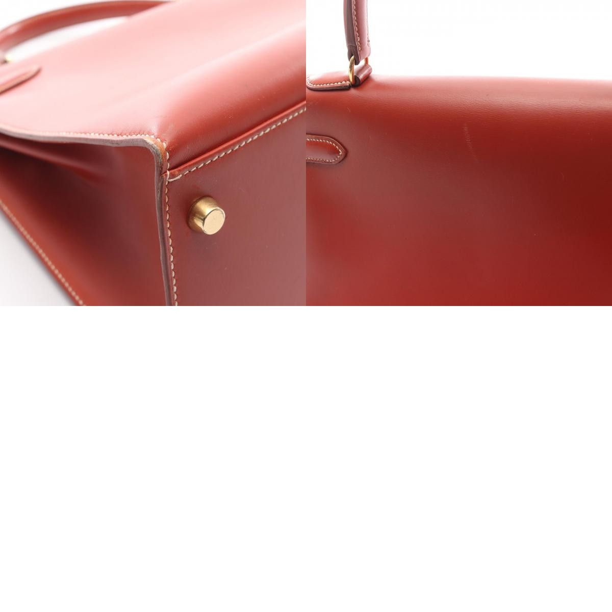 Hermes Hermes Hermes Kelly32 Box Calf Leather Handbag Stamp A (1997) DUTY FREE for USA Size ONE SIZE - 10 Thumbnail