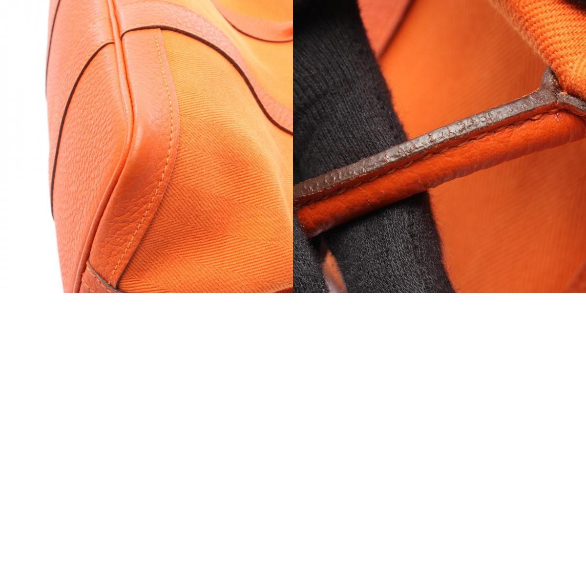 Hermes Hermes Hermes Garden PartyTPM Toile Chevron Leather Tote Bag Textile Tote Bag Q DUTY FREE for USA Size ONE SIZE - 10 Thumbnail