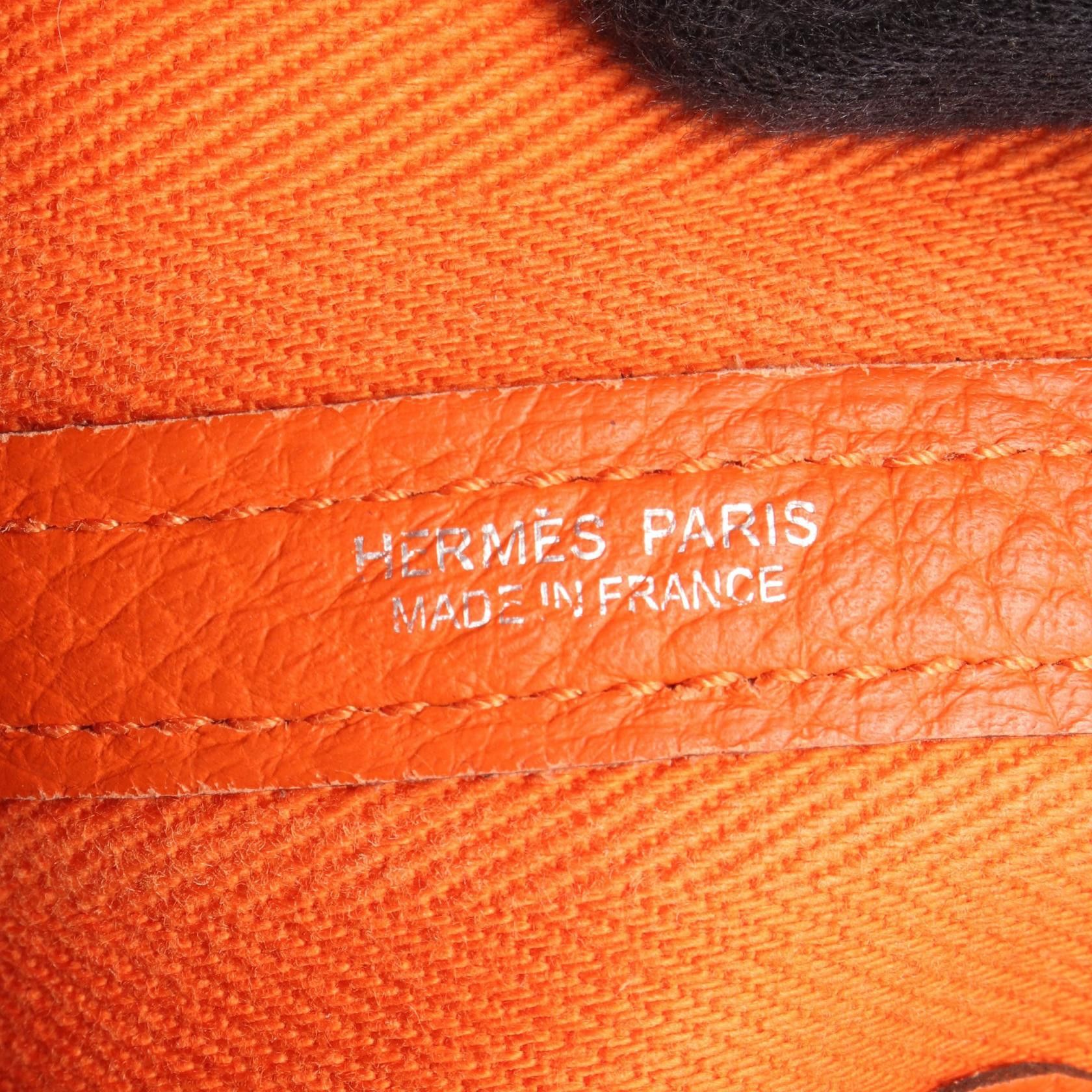 Hermes Hermes Hermes Garden PartyTPM Toile Chevron Leather Tote Bag Textile Tote Bag Q DUTY FREE for USA Size ONE SIZE - 4 Thumbnail
