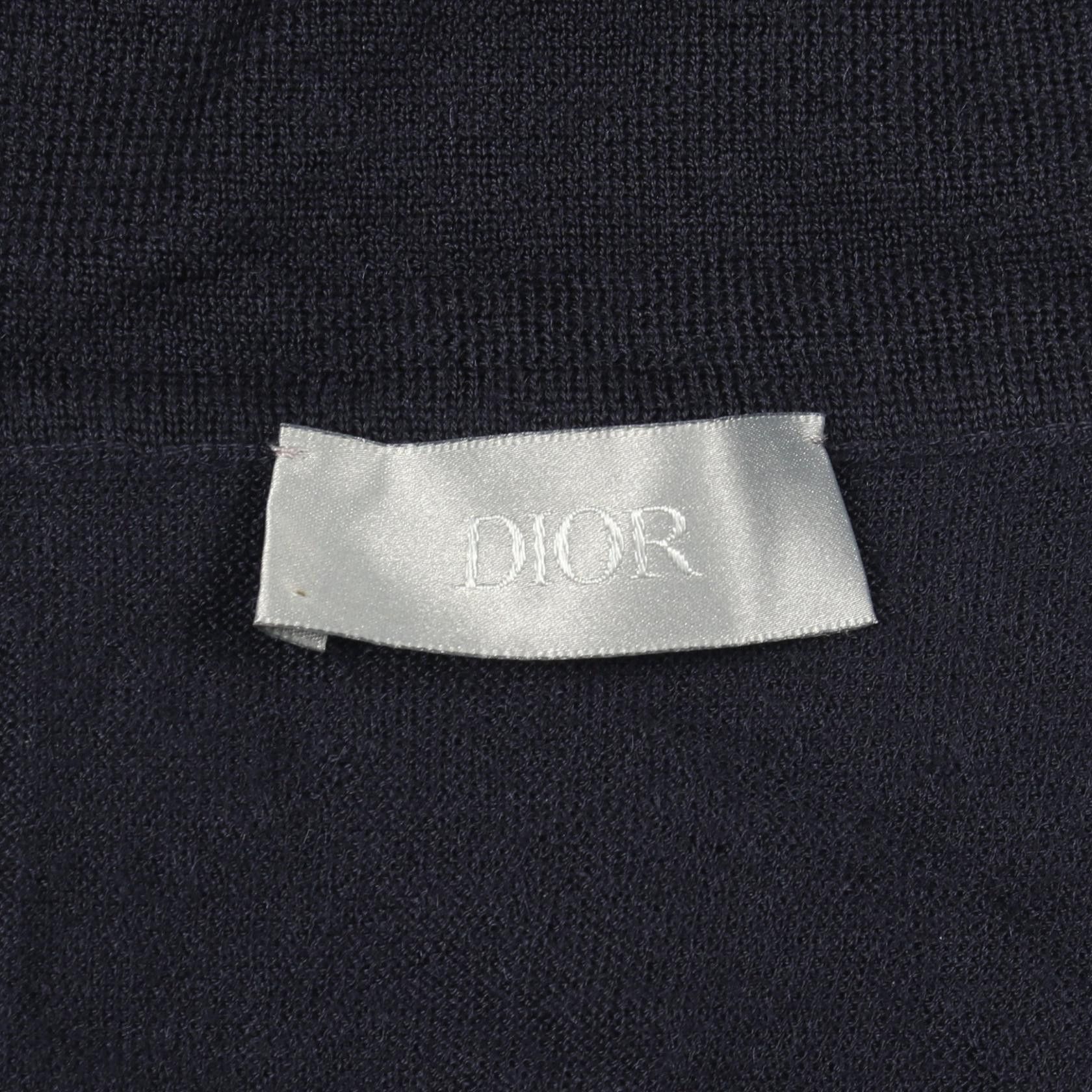 Dior Dior Dior BEE Embroidery Cashmere Knit Top Textile Tops DUTY FREE for USA Size ONE SIZE - 3 Thumbnail