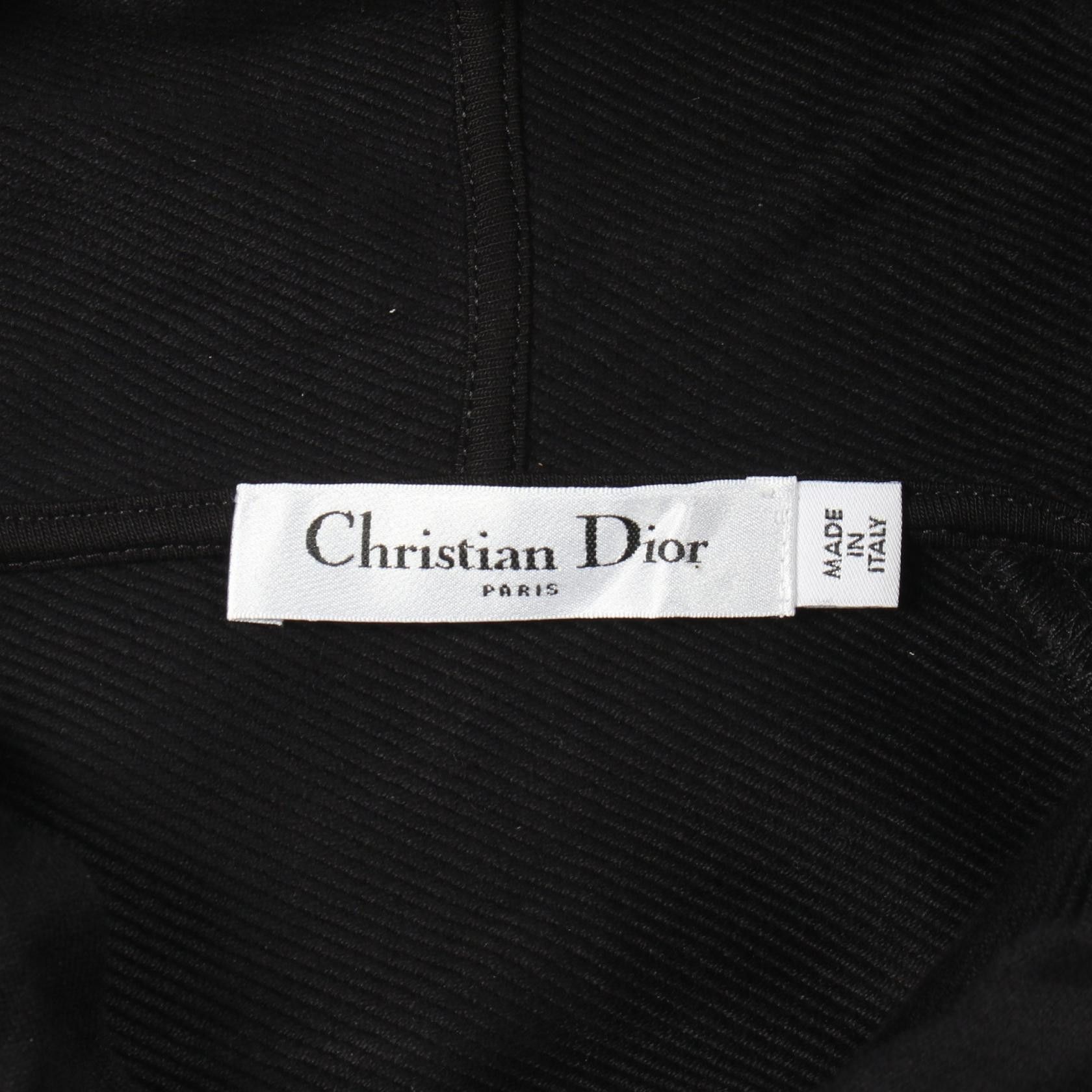 Dior Dior Dior Floral Logo Cotton Hoodie Textile Sweatshirts & Hoodies DUTY FREE for USA Size ONE SIZE - 3 Thumbnail