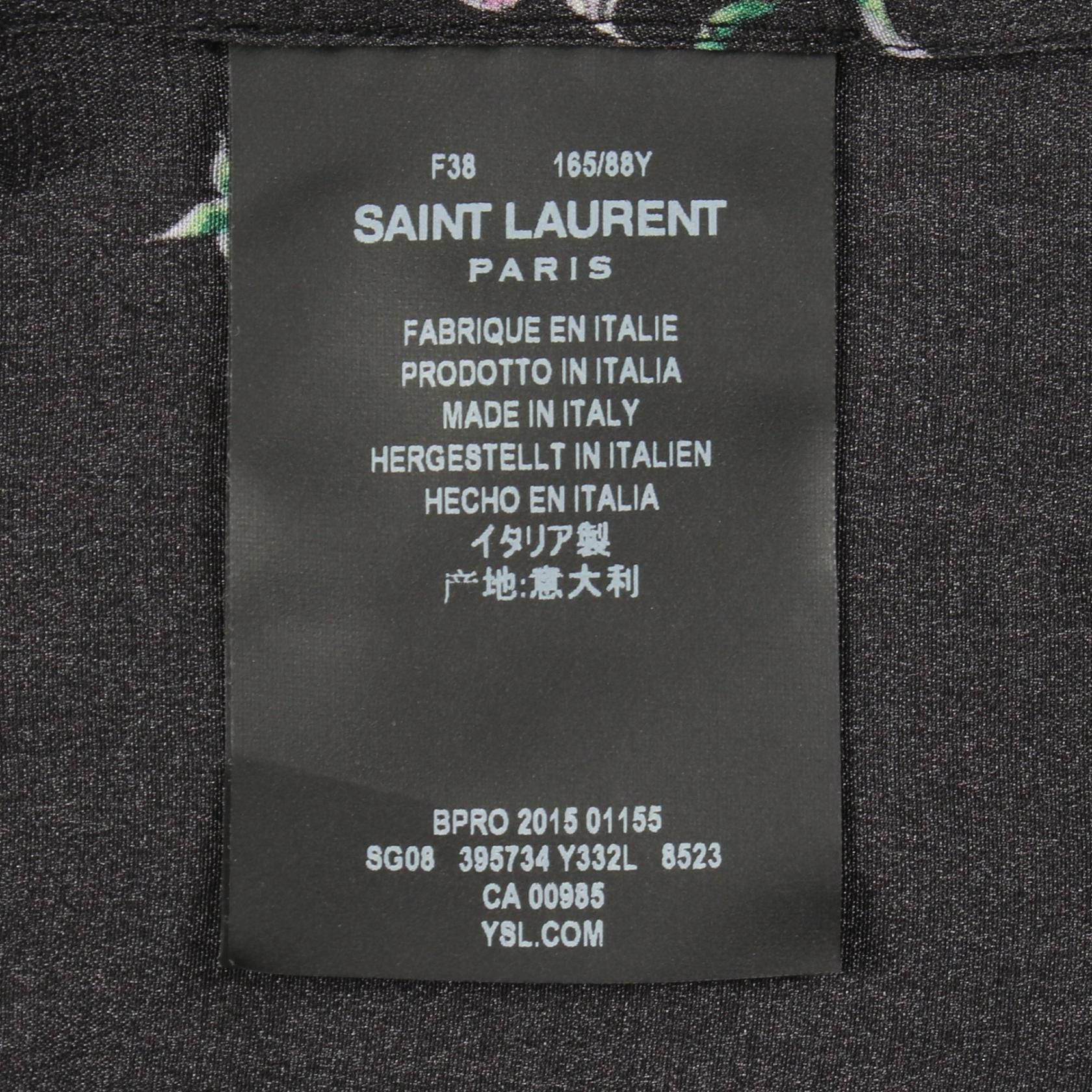 Yves Saint Laurent Yves Saint Laurent Saint Laurent Paris Silk Top Textile Tops DUTY FREE for USA Size ONE SIZE - 5 Thumbnail