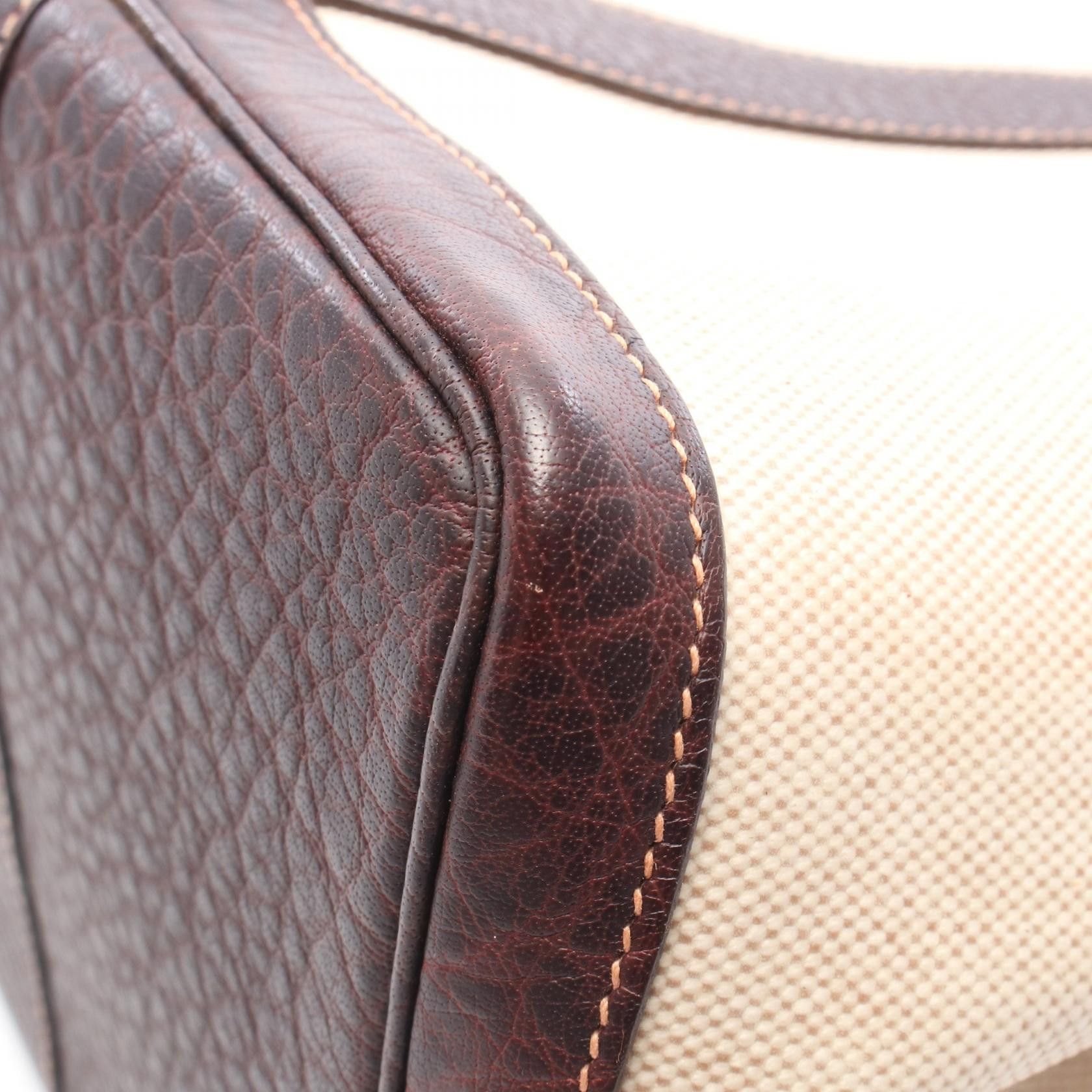 Hermes Hermes Hermes Garden Party PM leather canvas tote bag Leather Tote Bag F DUTY FREE for USA Size ONE SIZE - 6 Thumbnail