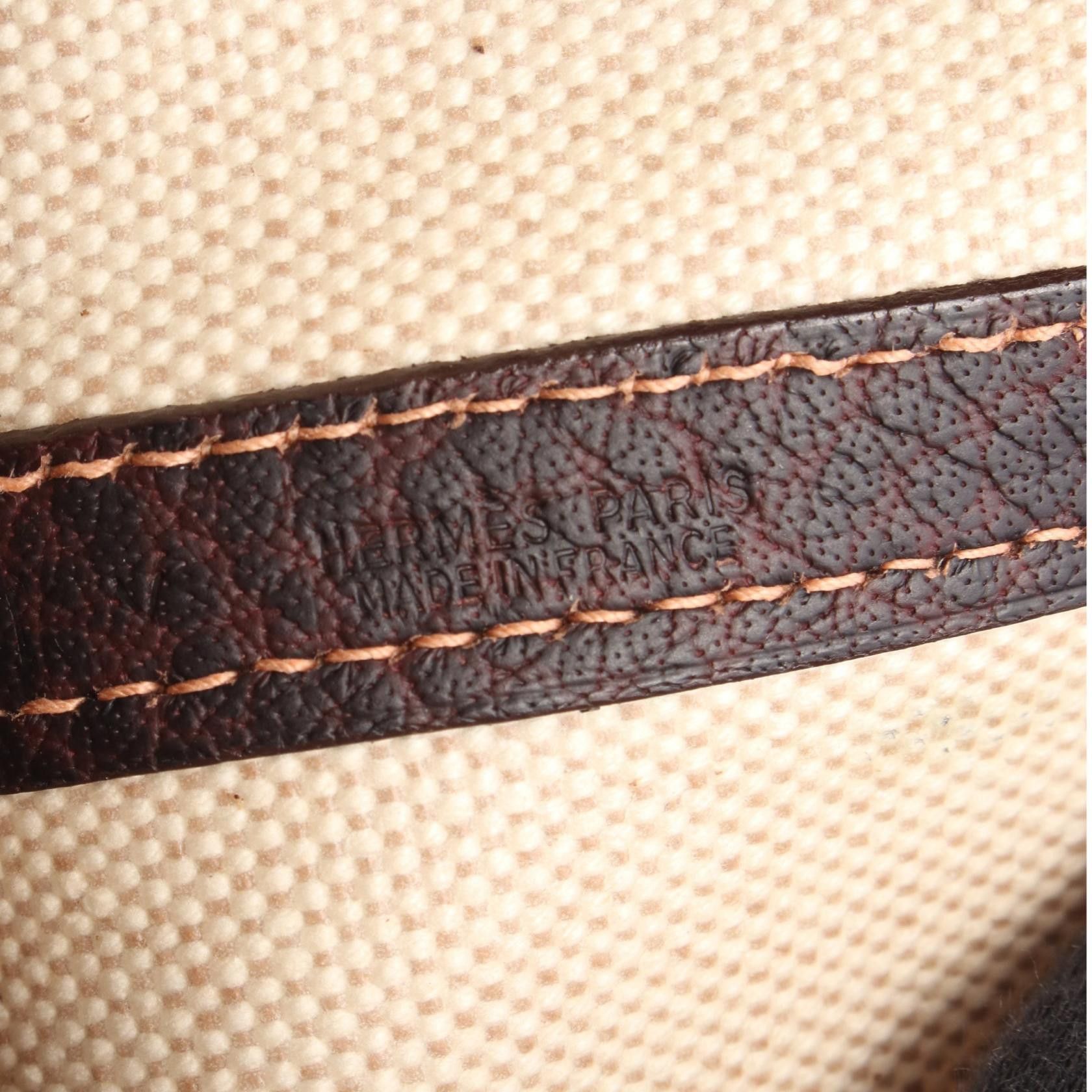 Hermes Hermes Hermes Garden Party PM leather canvas tote bag Leather Tote Bag F DUTY FREE for USA Size ONE SIZE - 4 Thumbnail