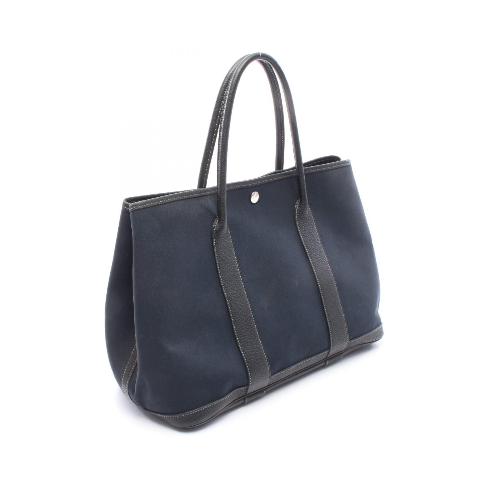 Hermes Hermes Hermes Garden Party PM Leather Canvas Tote Bag Textile Tote Bag N DUTY FREE for USA Size ONE SIZE - 2 Thumbnail