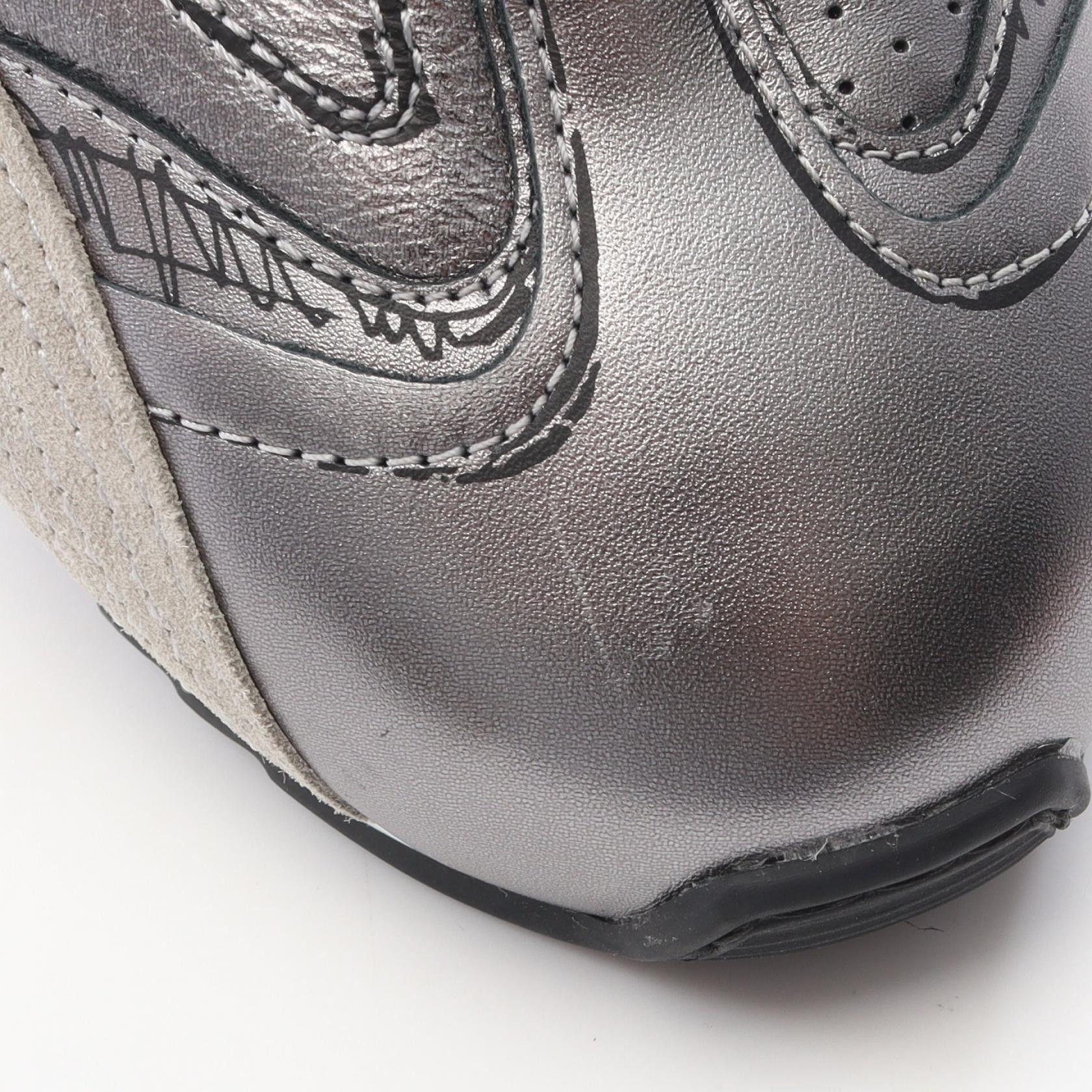 Dior Dior Dior D-Sketch Leather Suede Sneakers Leather Shoes DUTY FREE for USA Size ONE SIZE - 8 Thumbnail