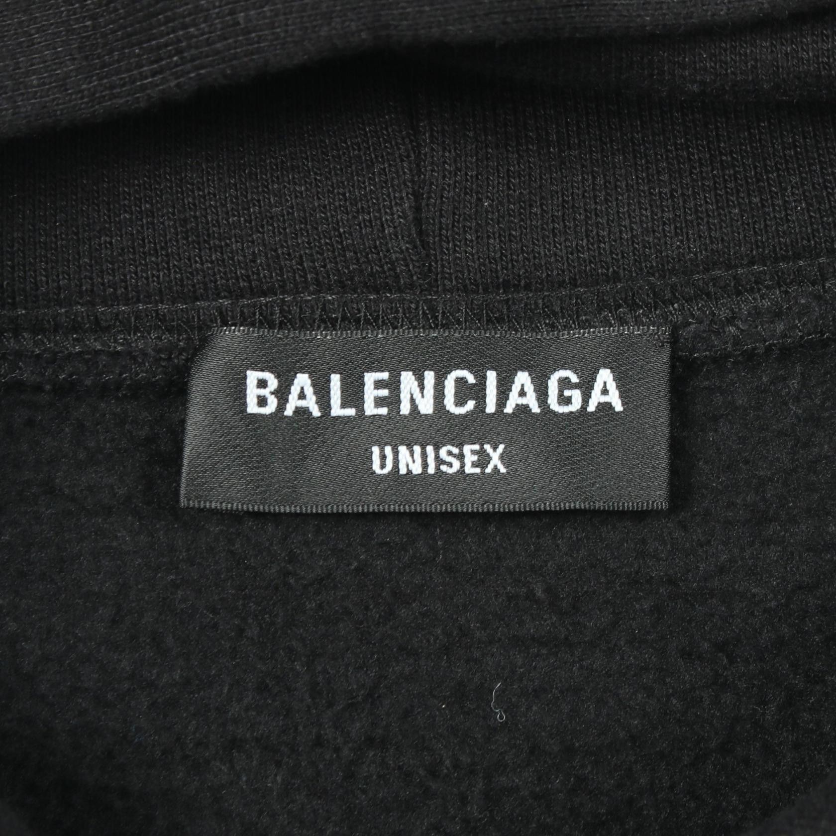 Balenciaga Balenciaga Balenciaga Cotton Hoodie Textile Sweatshirts & Hoodies 674986 DUTY FREE for USA Size ONE SIZE - 3 Thumbnail