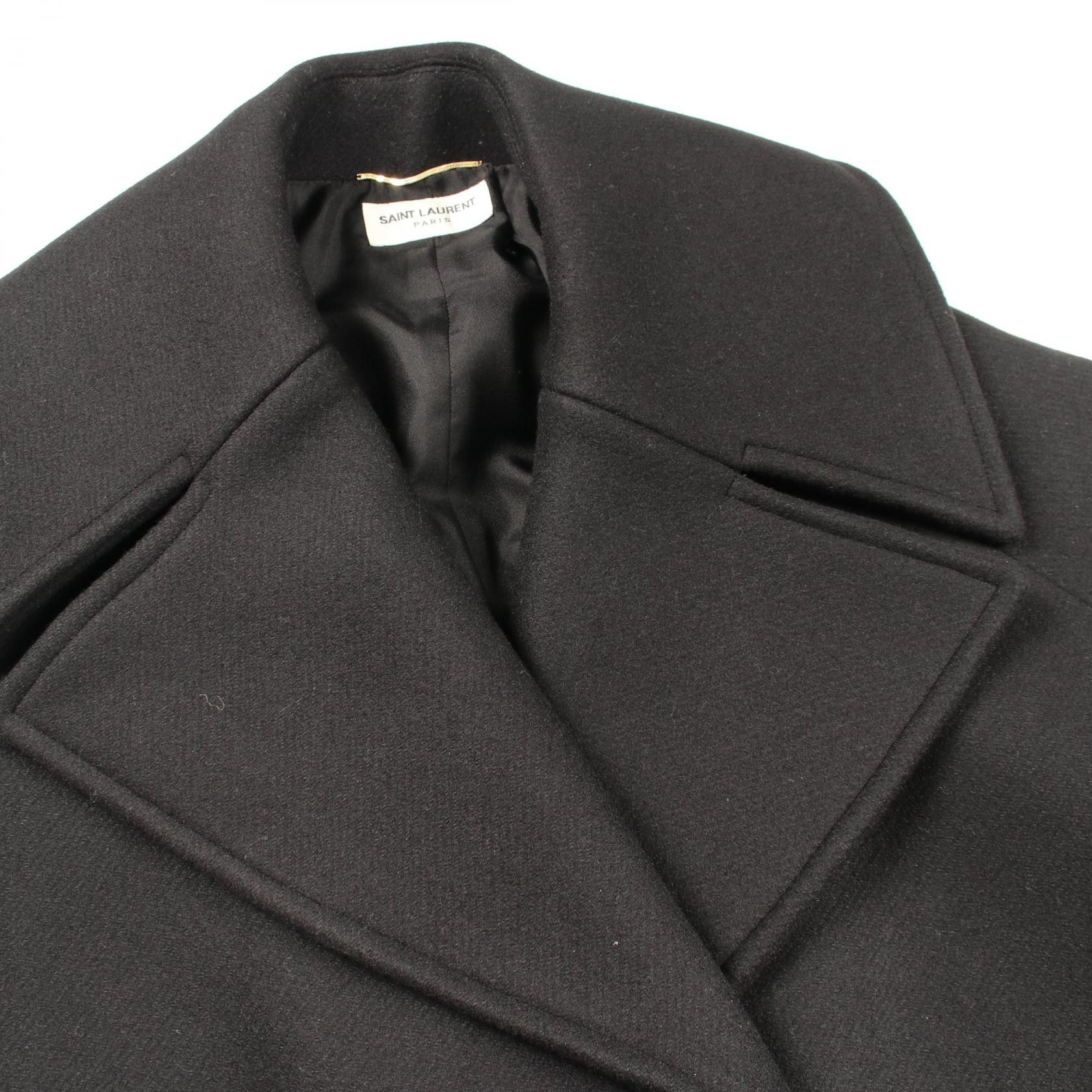 Yves Saint Laurent Yves Saint Laurent Saint Laurent Paris Wool Coat Textile Outerwear 707010 DUTY FREE for USA Size ONE SIZE - 8 Thumbnail