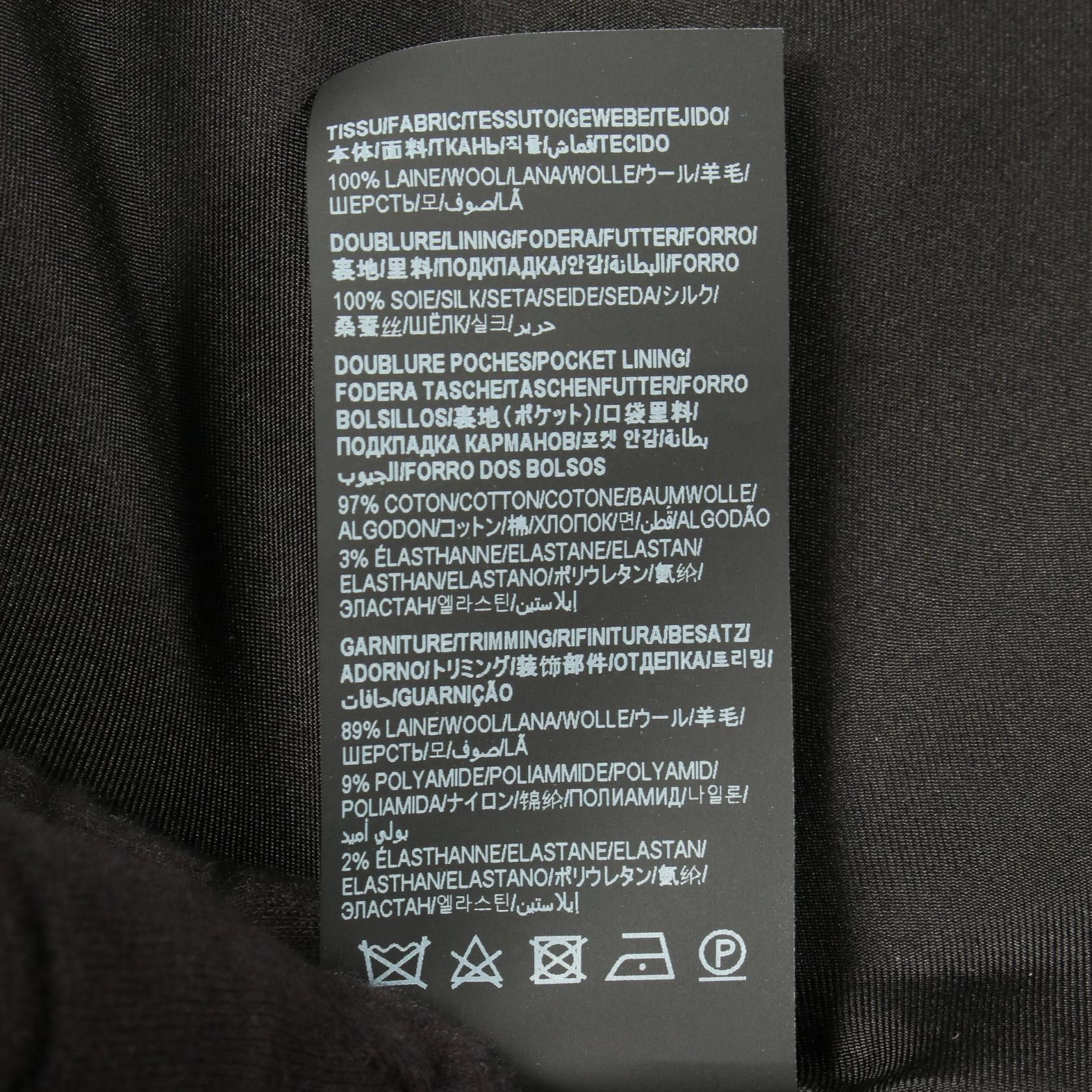 Yves Saint Laurent Yves Saint Laurent Saint Laurent Paris Wool Coat Textile Outerwear 707010 DUTY FREE for USA Size ONE SIZE - 5 Thumbnail