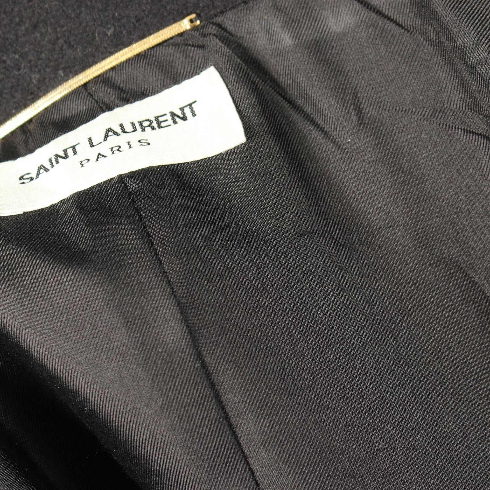 Yves Saint Laurent Yves Saint Laurent Saint Laurent Paris Wool Coat Textile Outerwear 707010 DUTY FREE for USA Size ONE SIZE - 7 Thumbnail