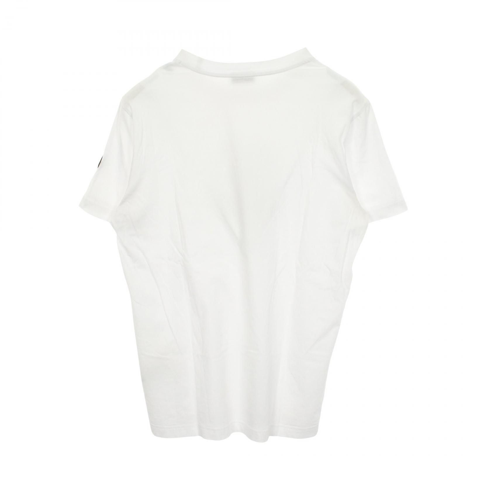 Moncler Moncler Moncler Logo Cotton T shirt Textile T-Shirts J10918C00028 DUTY FREE for USA Size ONE SIZE - 2 Thumbnail
