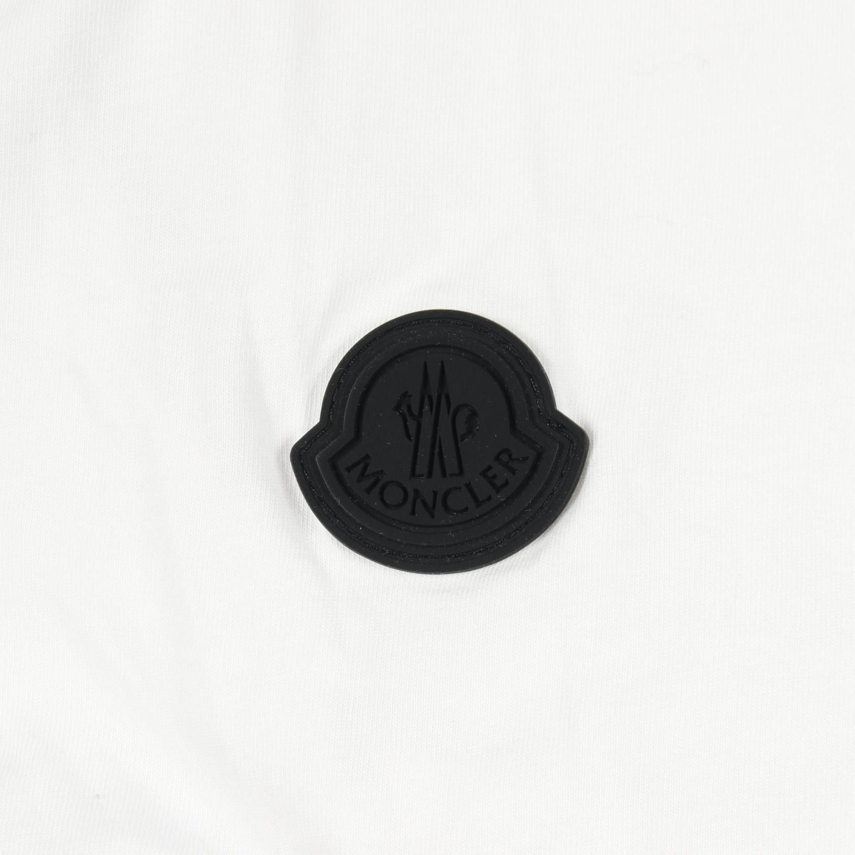 Moncler Moncler Moncler Logo Cotton T shirt Textile T-Shirts J10918C00028 DUTY FREE for USA Size ONE SIZE - 6 Thumbnail
