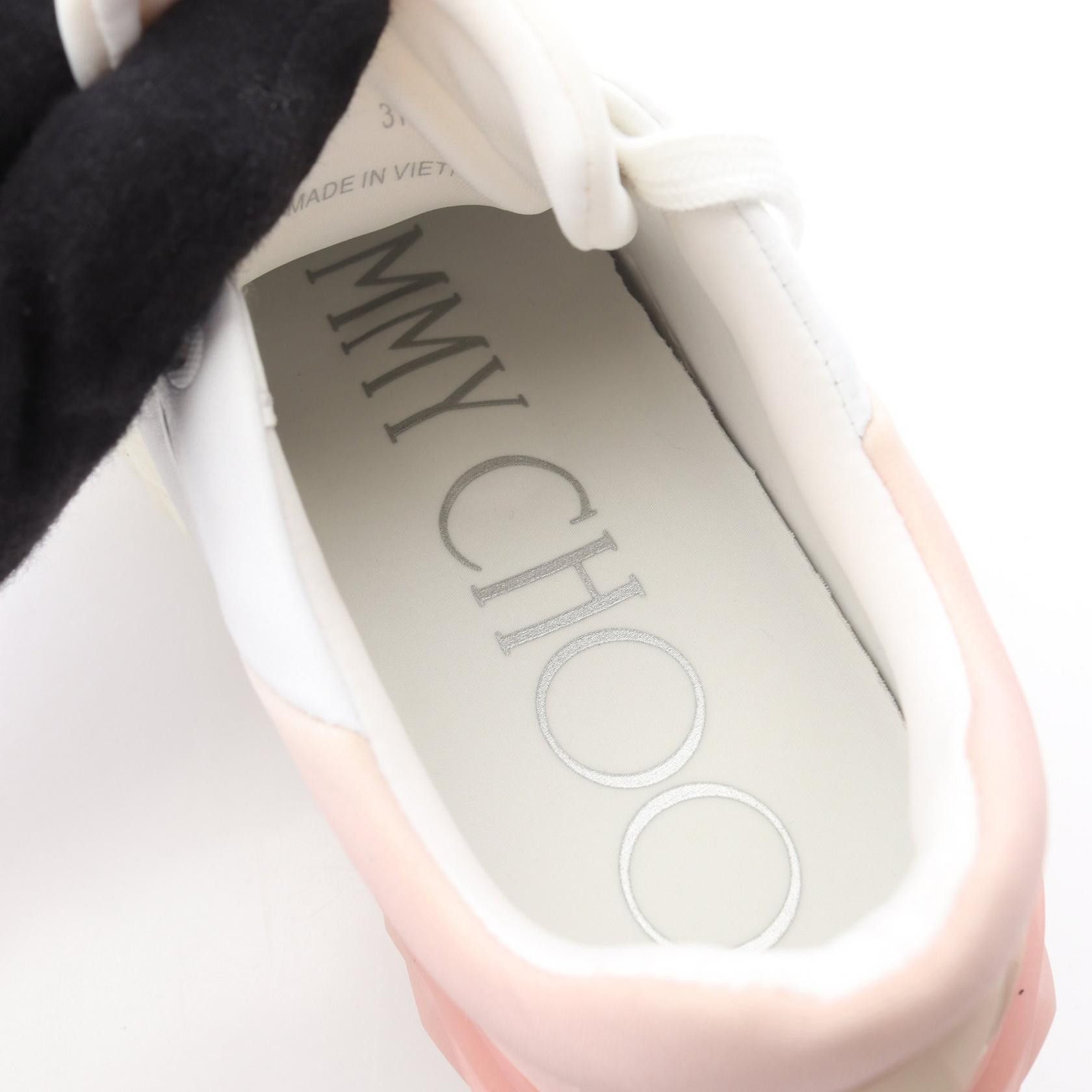 Jimmy Choo Jimmy Choo JIMMY CHOO DIAMOND MAXI Leather Sneakers Leather Shoes DUTY FREE for USA Size ONE SIZE - 5 Thumbnail