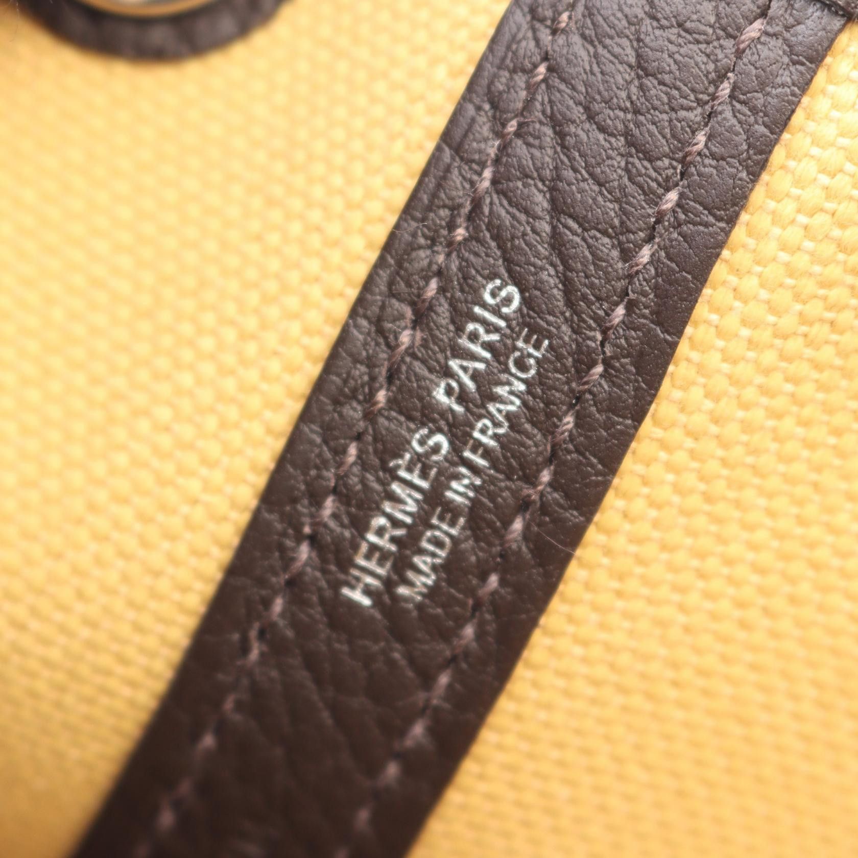 Hermes Hermes Hermes Garden Party TPM Toile Military Negonda Tote Bag Leather Tote Bag Stamp W (2024) DUTY FREE for USA Size ONE SIZE - 4 Thumbnail