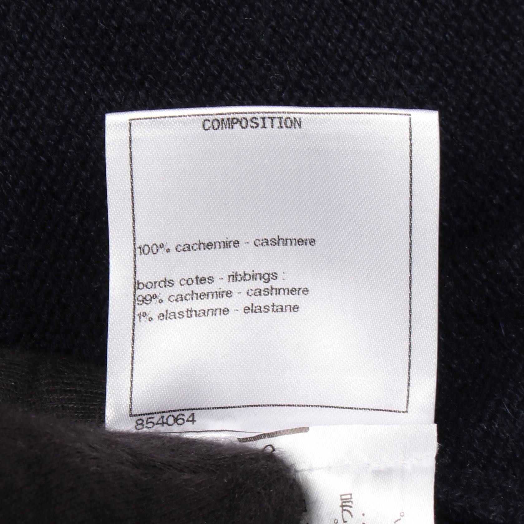 Chanel Chanel CHANEL Coco Mark Cashmere Cardigan Textile Tops P74230K10636 DUTY FREE for USA Size ONE SIZE - 4 Thumbnail