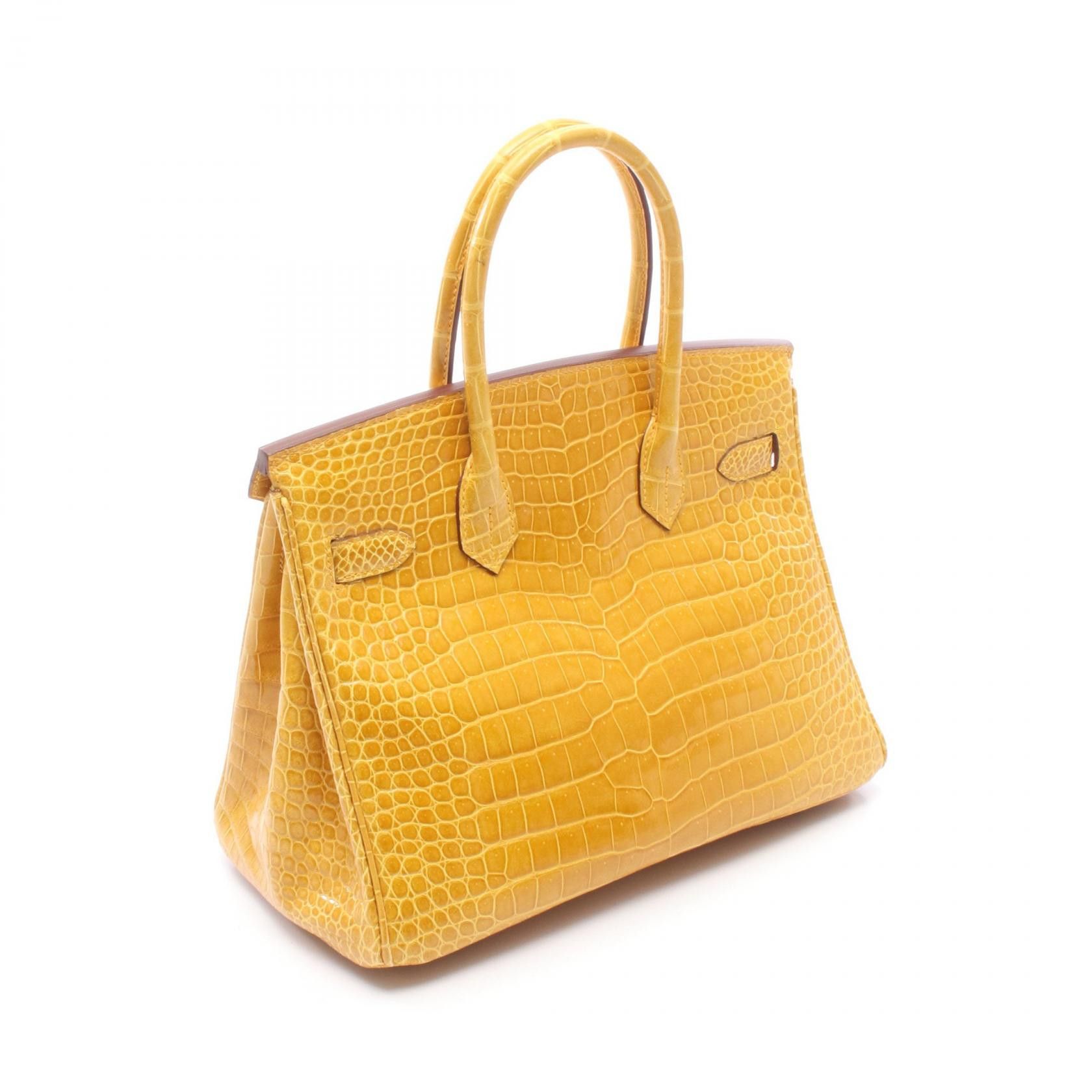 Hermes Hermes Hermes Birkin30 Porosus Lisse Leather Handbag Z DUTY FREE for USA Size ONE SIZE - 2 Thumbnail