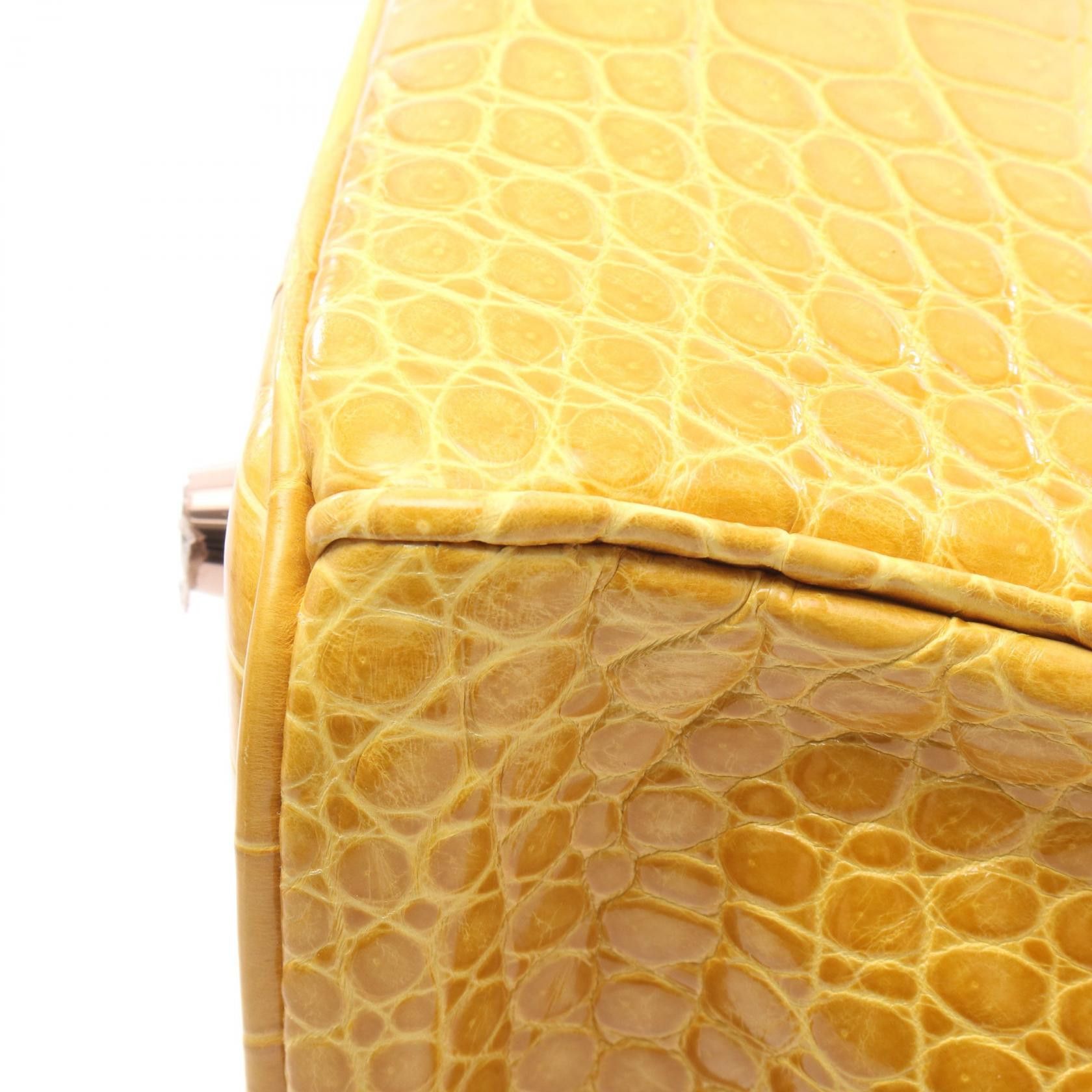 Hermes Hermes Hermes Birkin30 Porosus Lisse Leather Handbag Z DUTY FREE for USA Size ONE SIZE - 7 Thumbnail