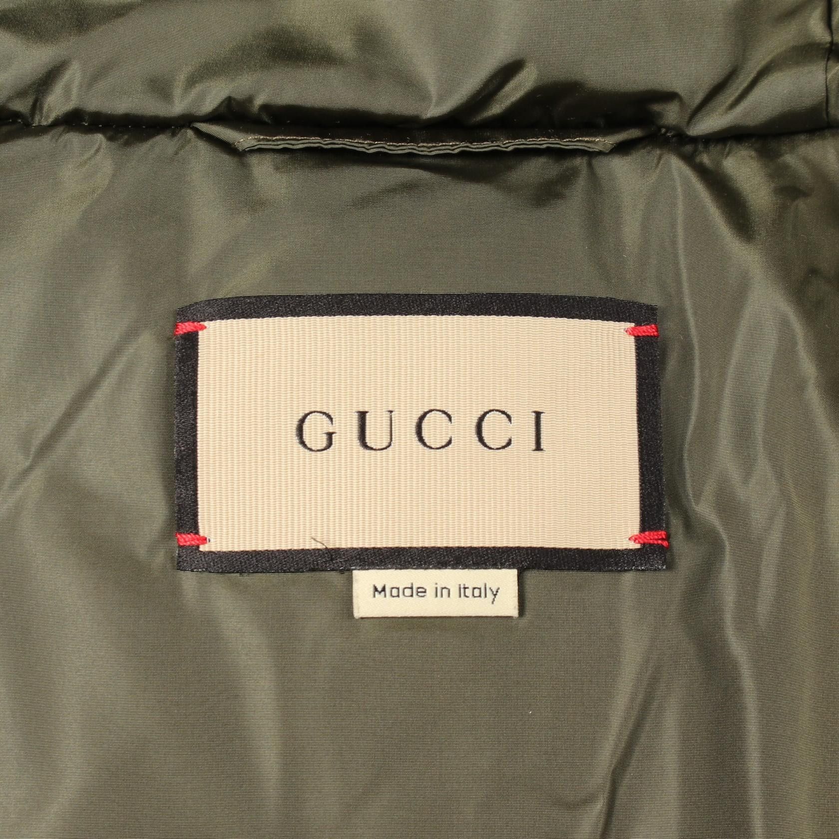 Gucci Gucci Gucci Jumbo GG Nylon Down Jacket Textile Outerwear 698710 DUTY FREE for USA Size ONE SIZE - 3 Thumbnail