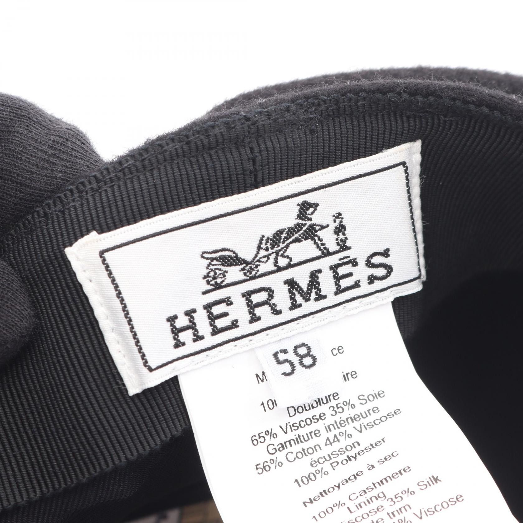 Hermes Hermes Hermes Deauville Cashmere Cap Textile Hats DUTY FREE for USA Size ONE SIZE - 4 Thumbnail