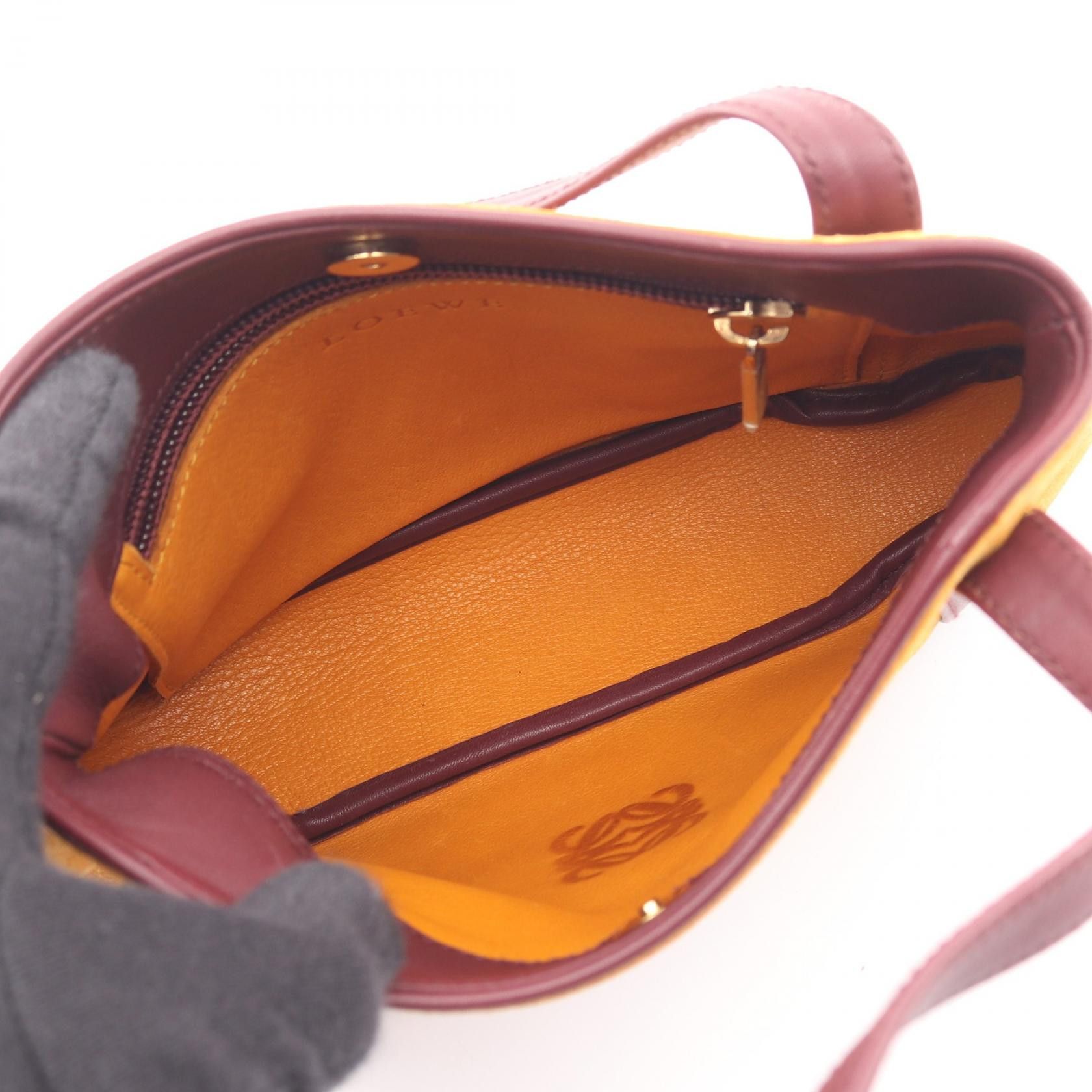 Loewe Loewe Loewe Anagram Leather Tote Bag Leather Tote Bag DUTY FREE for USA Size ONE SIZE - 3 Thumbnail