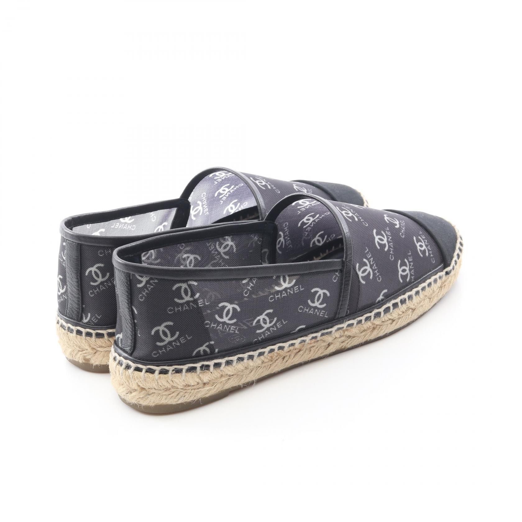 Chanel Chanel CHANEL Coco Mark Mesh Slip On Textile Shoes G34673 DUTY FREE for USA Size ONE SIZE - 2 Thumbnail