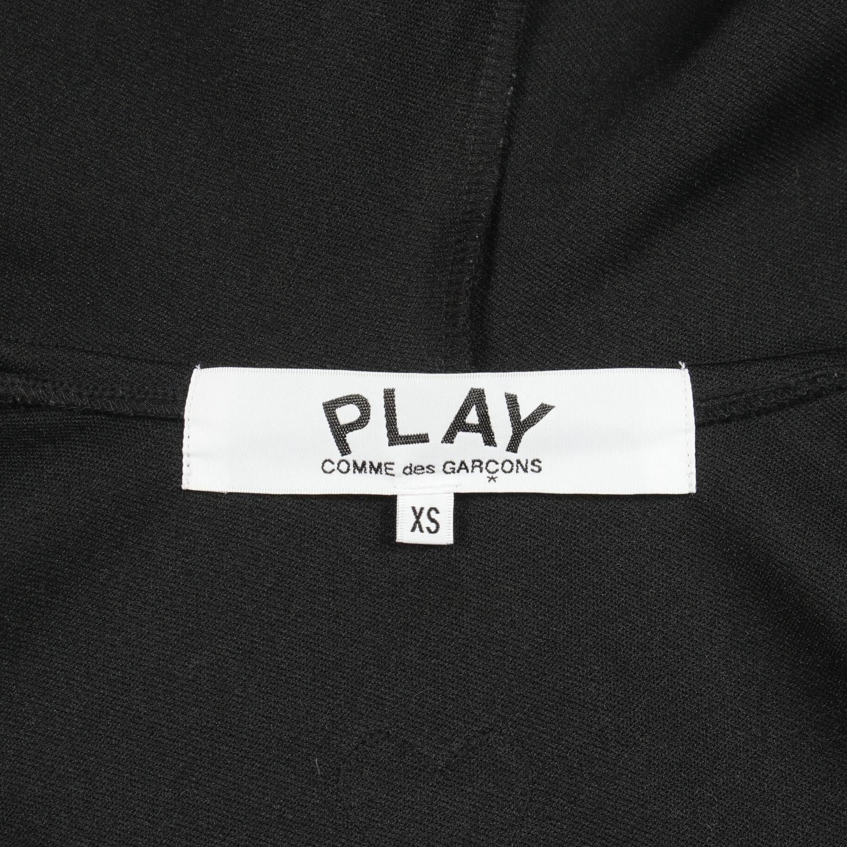Comme des Garcons Comme des Garcons Play Comme des Garcons Heart Embroidery Polyester Hoodie Textile Sweatshirts & Hoodies DUTY FREE for USA Size ONE SIZE - 3 Thumbnail