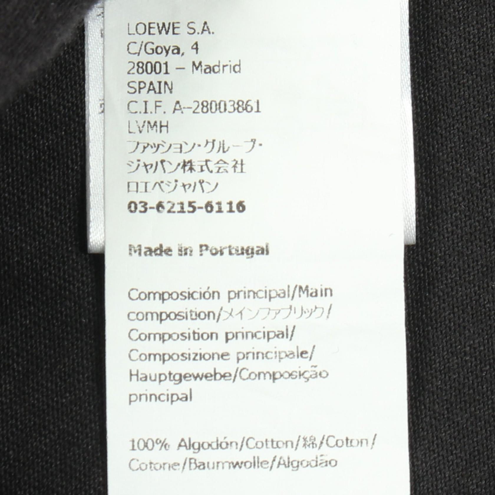 Loewe Loewe Loewe Anagram Cotton T Shirt Textile T-Shirts DUTY FREE for USA Size ONE SIZE - 5 Thumbnail