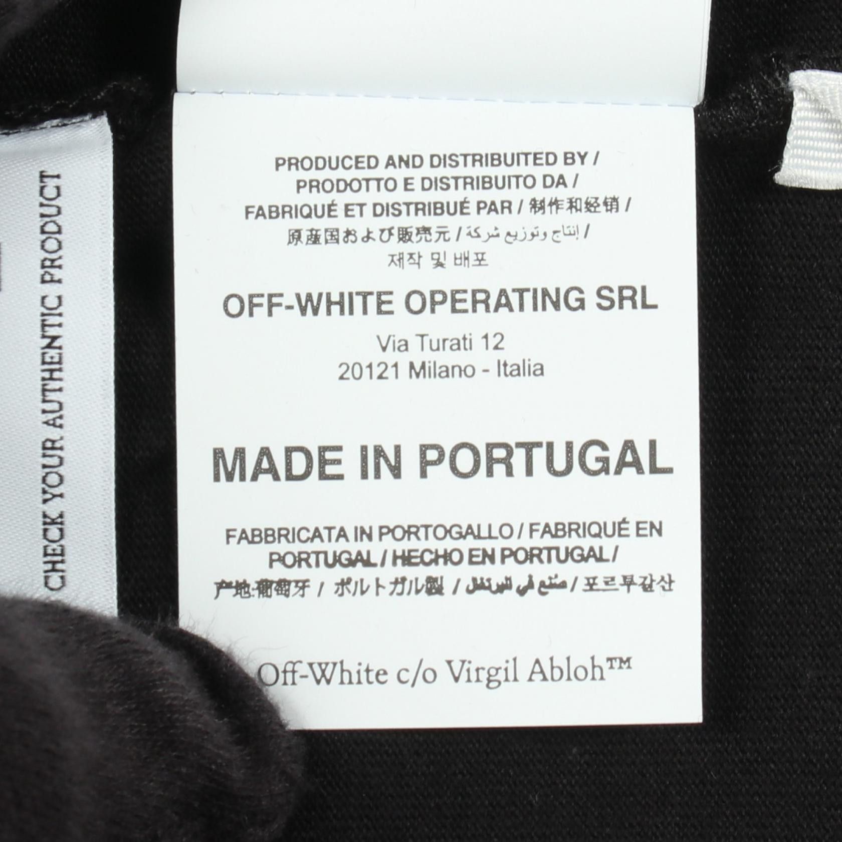 Off-White Off-White OFF-WHITE Cotton T-shirt Textile T-Shirts DUTY FREE for USA Size ONE SIZE - 5 Thumbnail