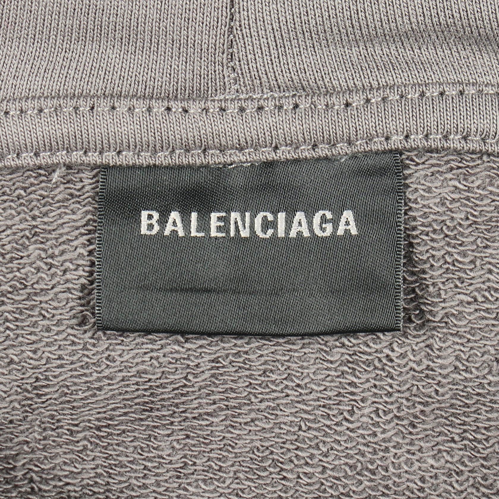 Balenciaga Balenciaga Balenciaga Cotton Hoodie Textile Sweatshirts & Hoodies DUTY FREE for USA Size ONE SIZE - 3 Thumbnail