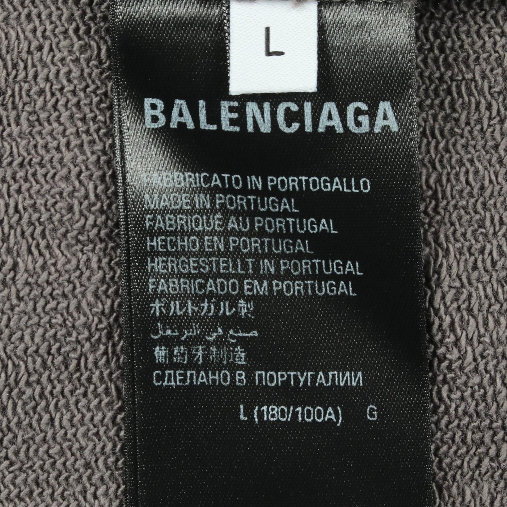 Balenciaga Balenciaga Balenciaga Cotton Hoodie Textile Sweatshirts & Hoodies DUTY FREE for USA Size ONE SIZE - 5 Thumbnail