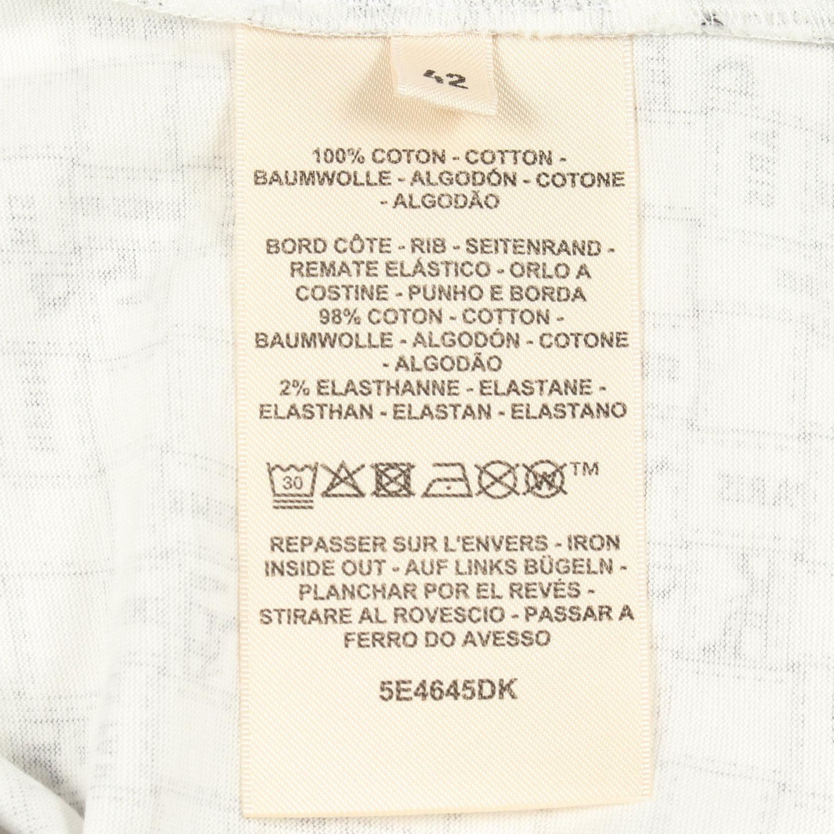 Hermes Hermes Hermes Bolduc Au Carre Cotton TShirt Textile T-Shirts DUTY FREE for USA Size ONE SIZE - 4 Thumbnail