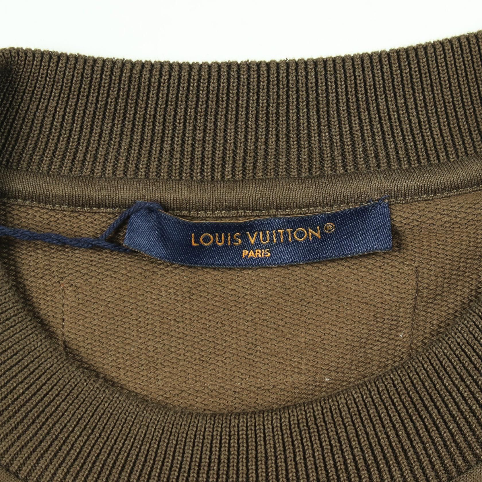 Louis Vuitton Louis Vuitton Louis Vuitton Graphic Logo Cotton Top Textile Sweatshirts & Hoodies DUTY FREE for USA Size ONE SIZE - 3 Thumbnail