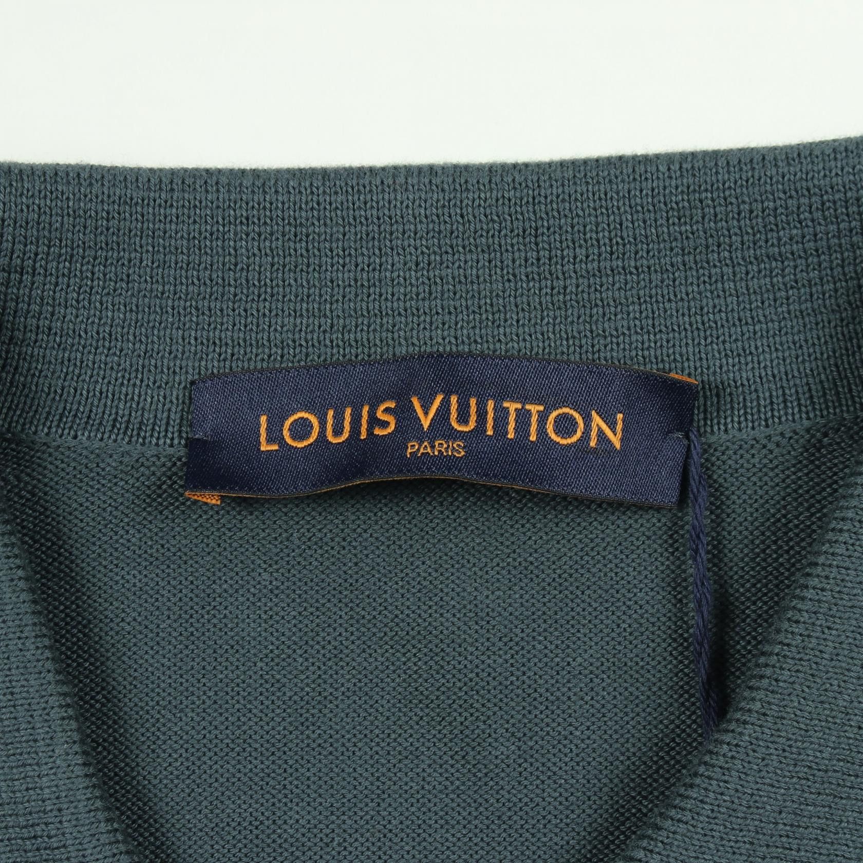 Louis Vuitton Louis Vuitton Louis Vuitton Vintage Cycling Cotton Polo Shirt Textile Tops DUTY FREE for USA Size ONE SIZE - 3 Thumbnail