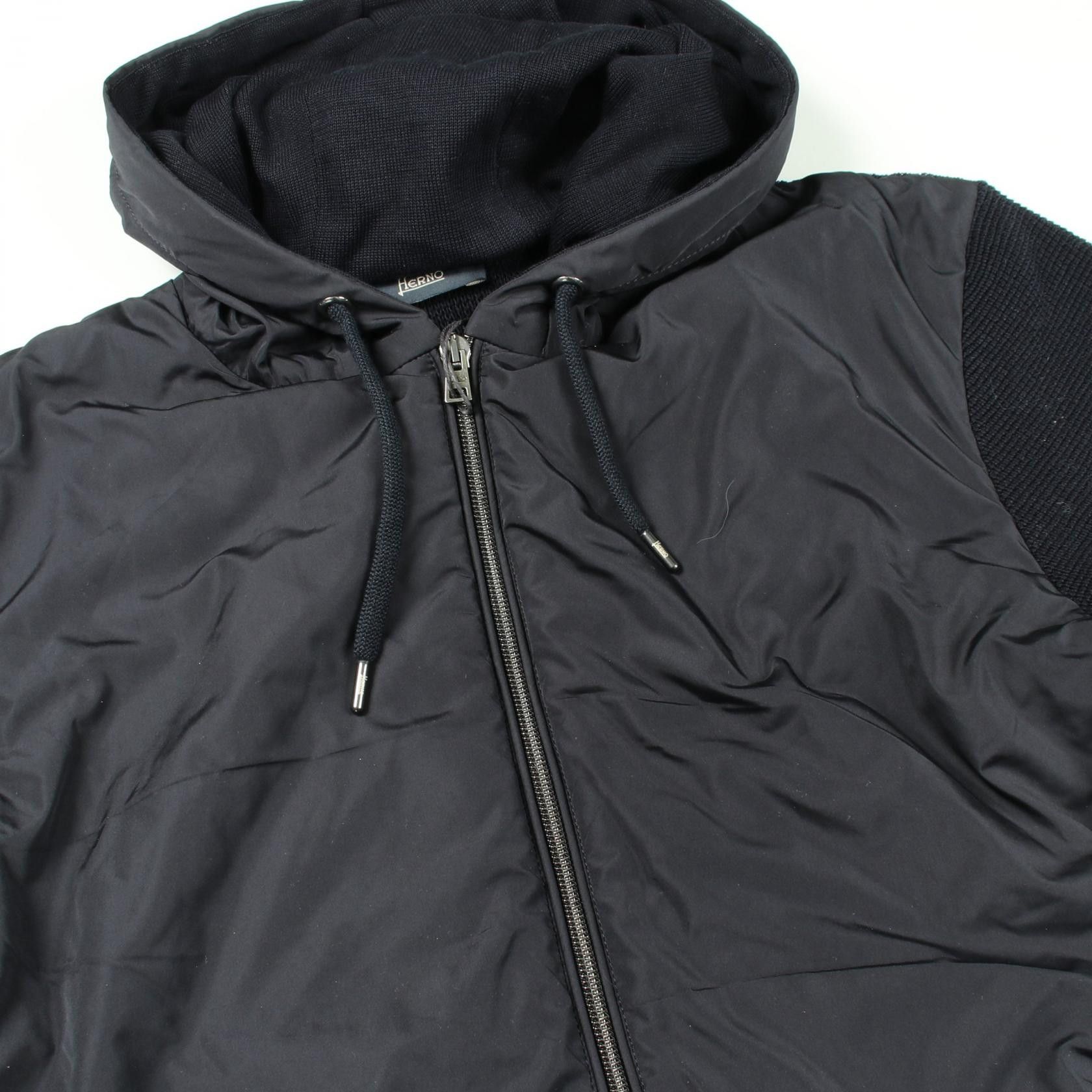 Other Other Herno Knit Mixed Padded Jacket Textile Outerwear MC000153U DUTY FREE for USA Size ONE SIZE - 6 Thumbnail